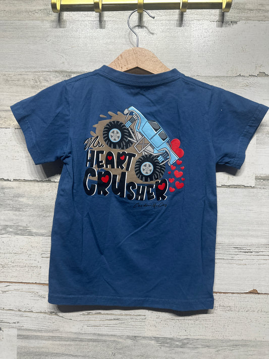 Boys Size 2-3 XXS Cardin McCoy Heart Crusher Pocket Tee -Very Good Used Condition