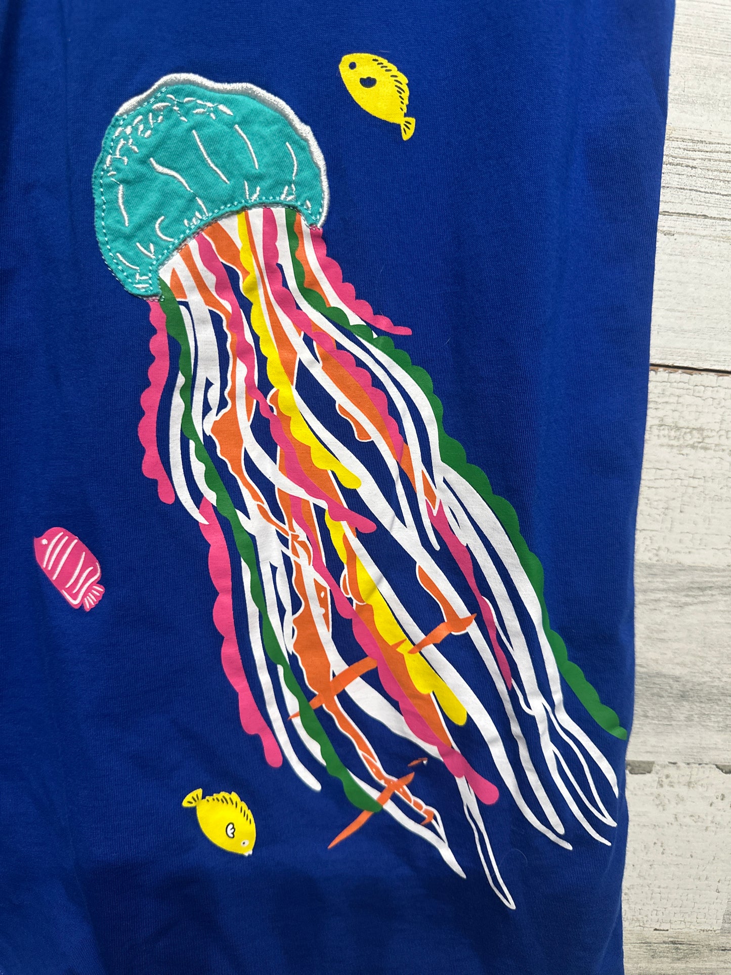 Girls Size 8 Jellyfish Applique Dress - Very Good Used Condition