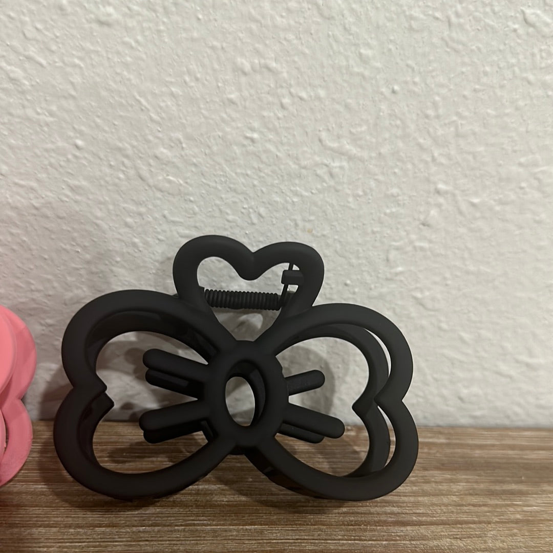 Girls Bow Shape Hair Clip (Set of Three) - New In Bag