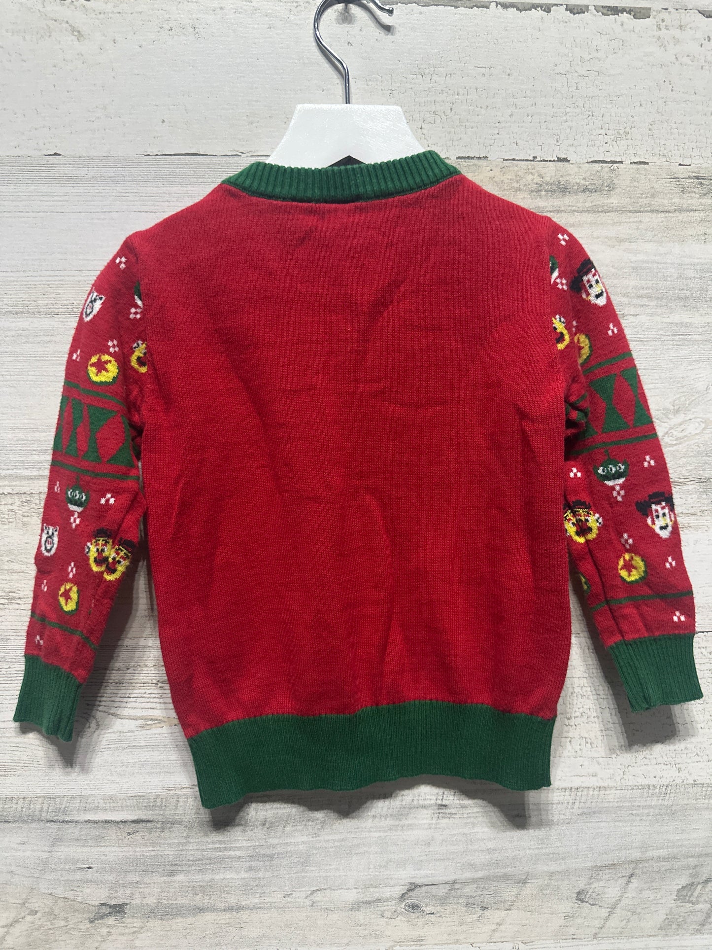 Boys Size 2t Disney Pixar Toy Story Merry Rex-Mas Holiday Sweater - Very Good Used Condition