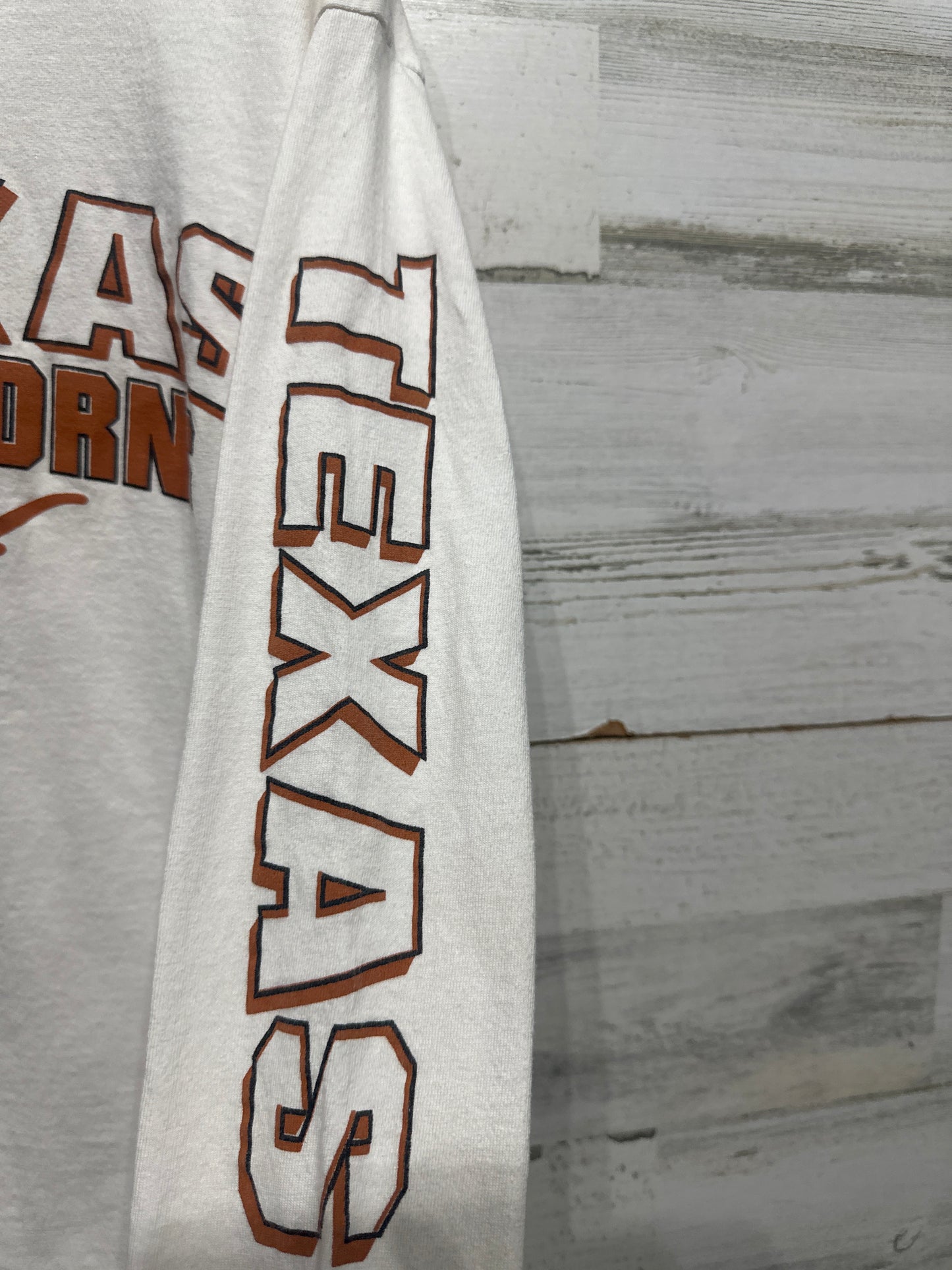 Adult Size Small Texas Longhorns Long Sleeve Shirt - Good Used Condition