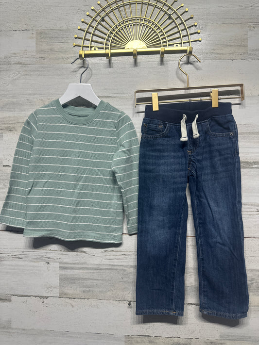 Size 4t Long Sleeve/Pants Outfit Set (2 Pieces) - Very Good Used Condition