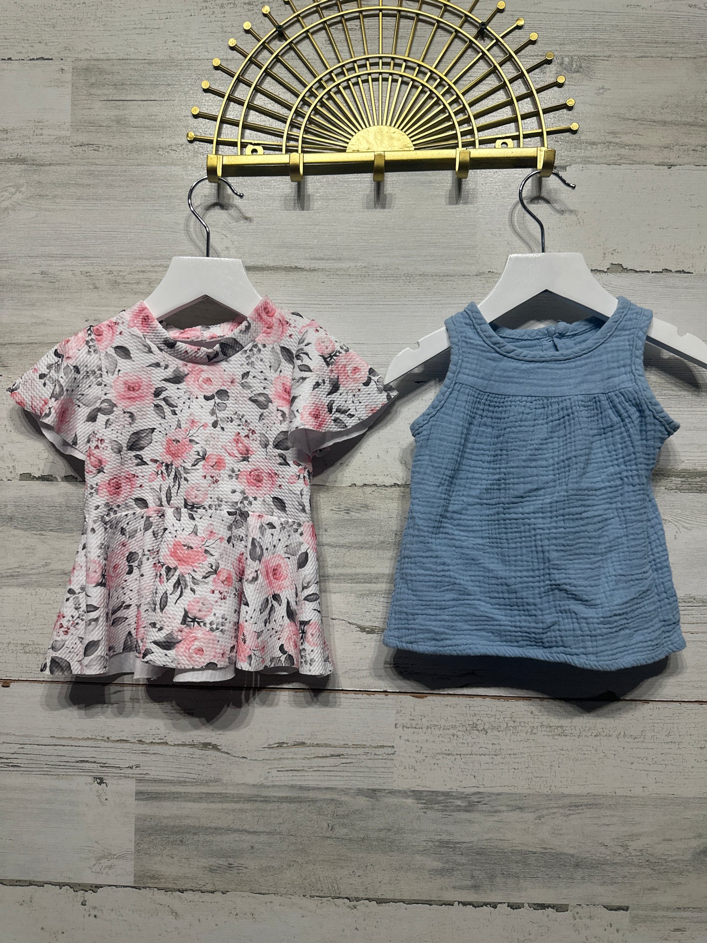 Girls Size 18-24m Tunic Lot (2 pieces) - Good Used Condition