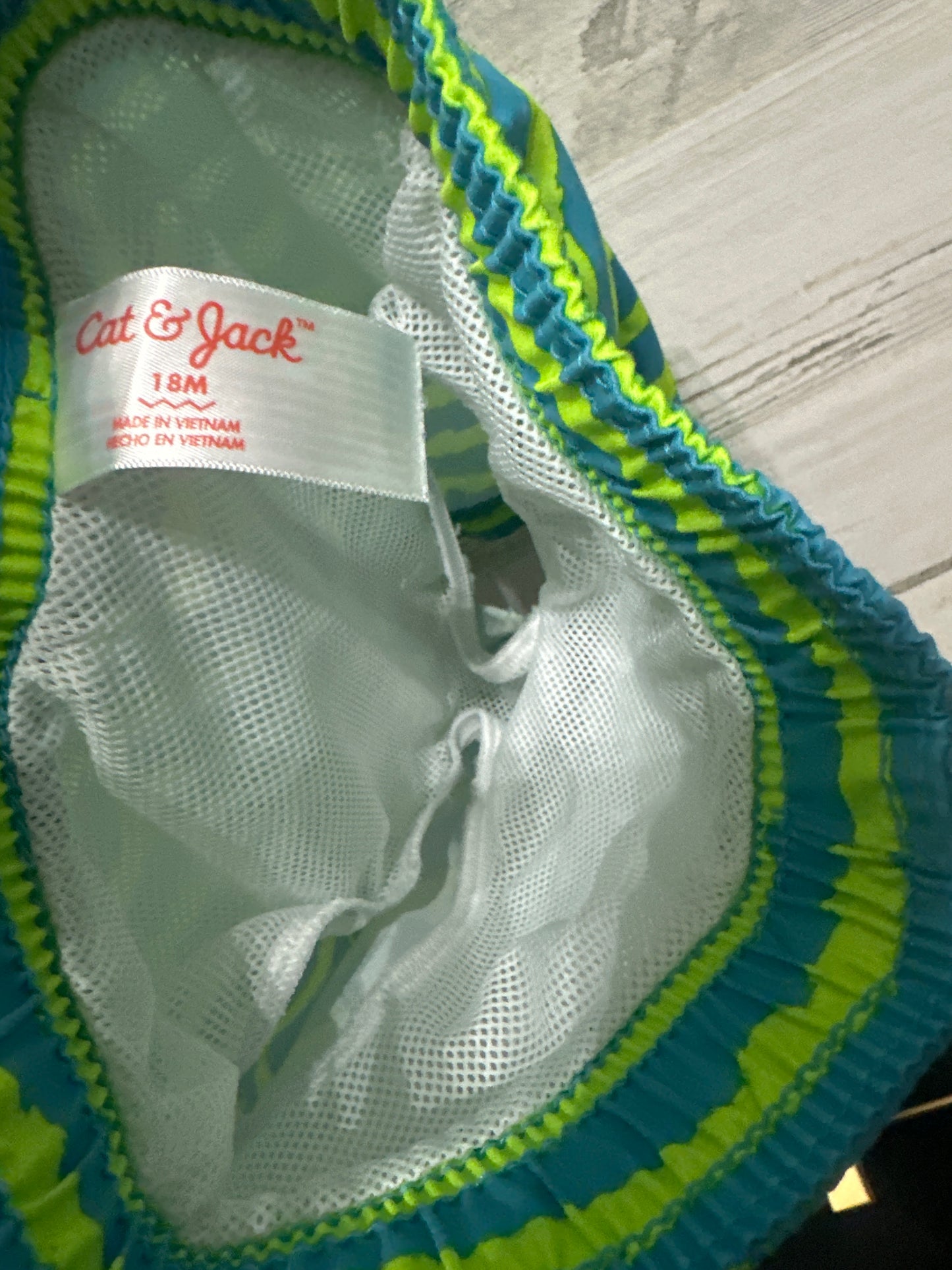 Boys Size 18m Cat and Jack Swim Trunks - Very Good Used Condition