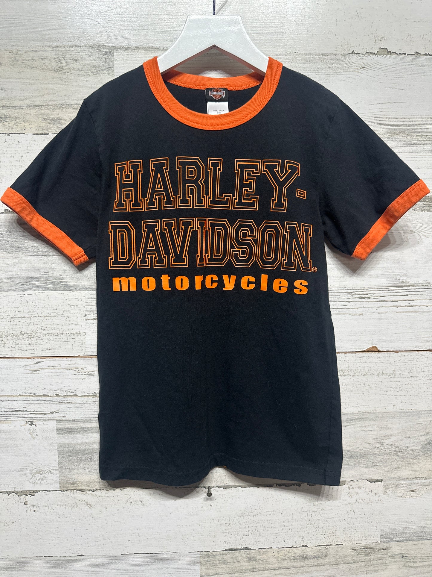 Size 8-10 (Youth) Harley Davidson Motorcyles Shirt - Very Good Used Condition