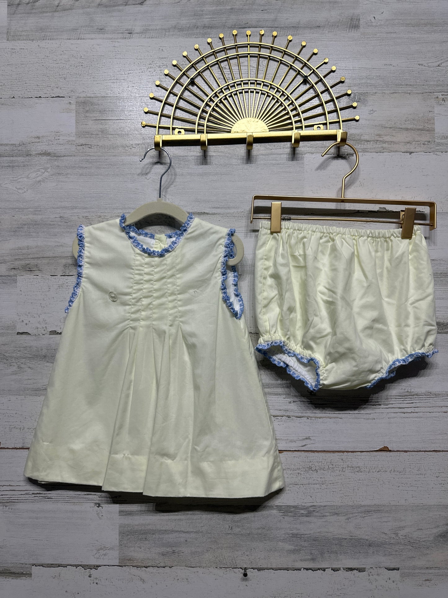 Size 5 Purple Pearl Pale Yellow Bloomer Set - Play Condition*