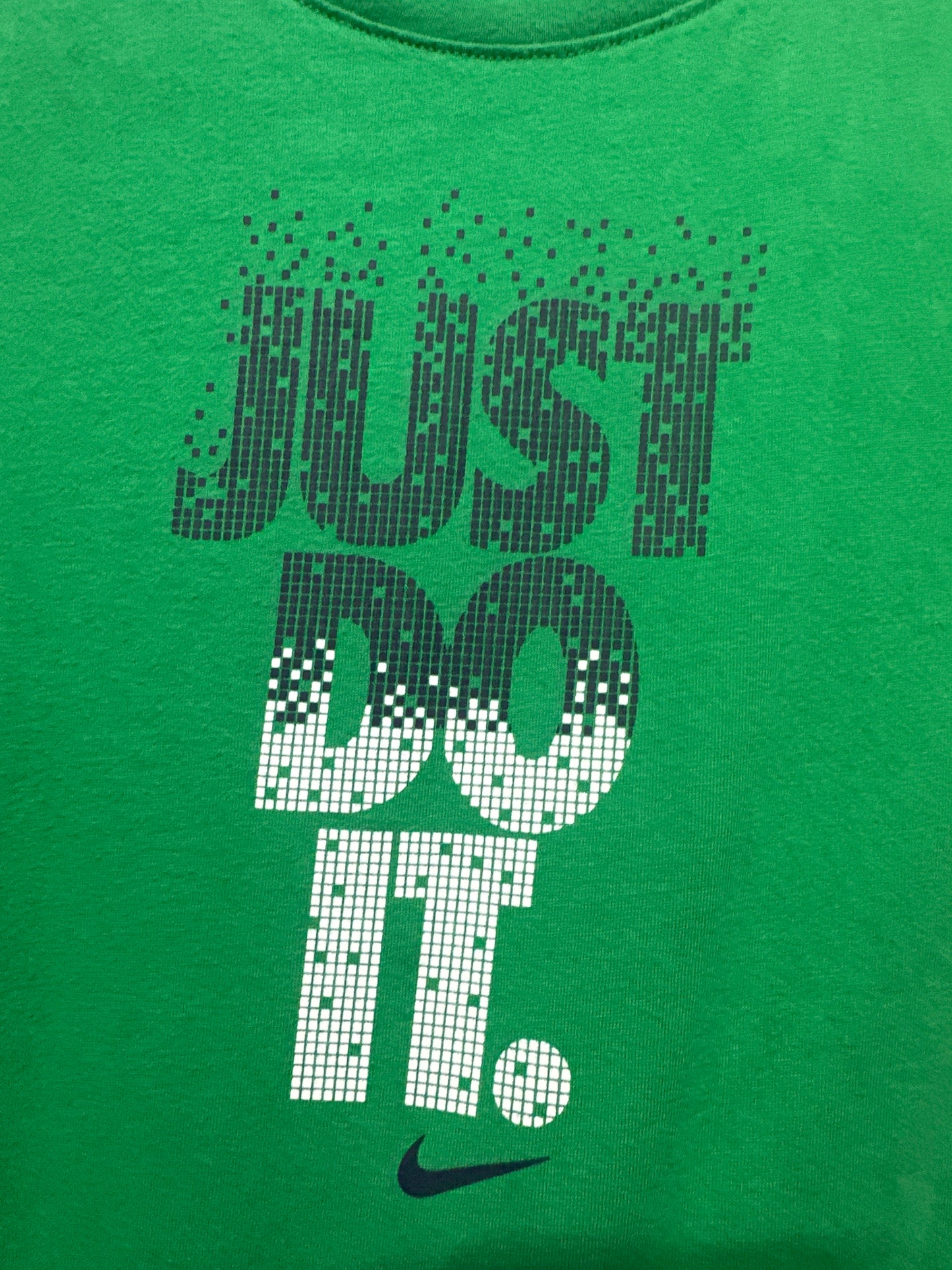 Size 6 (Fits 5-6) Nike Just Do It Green T-Shirt - Good Used Condition*