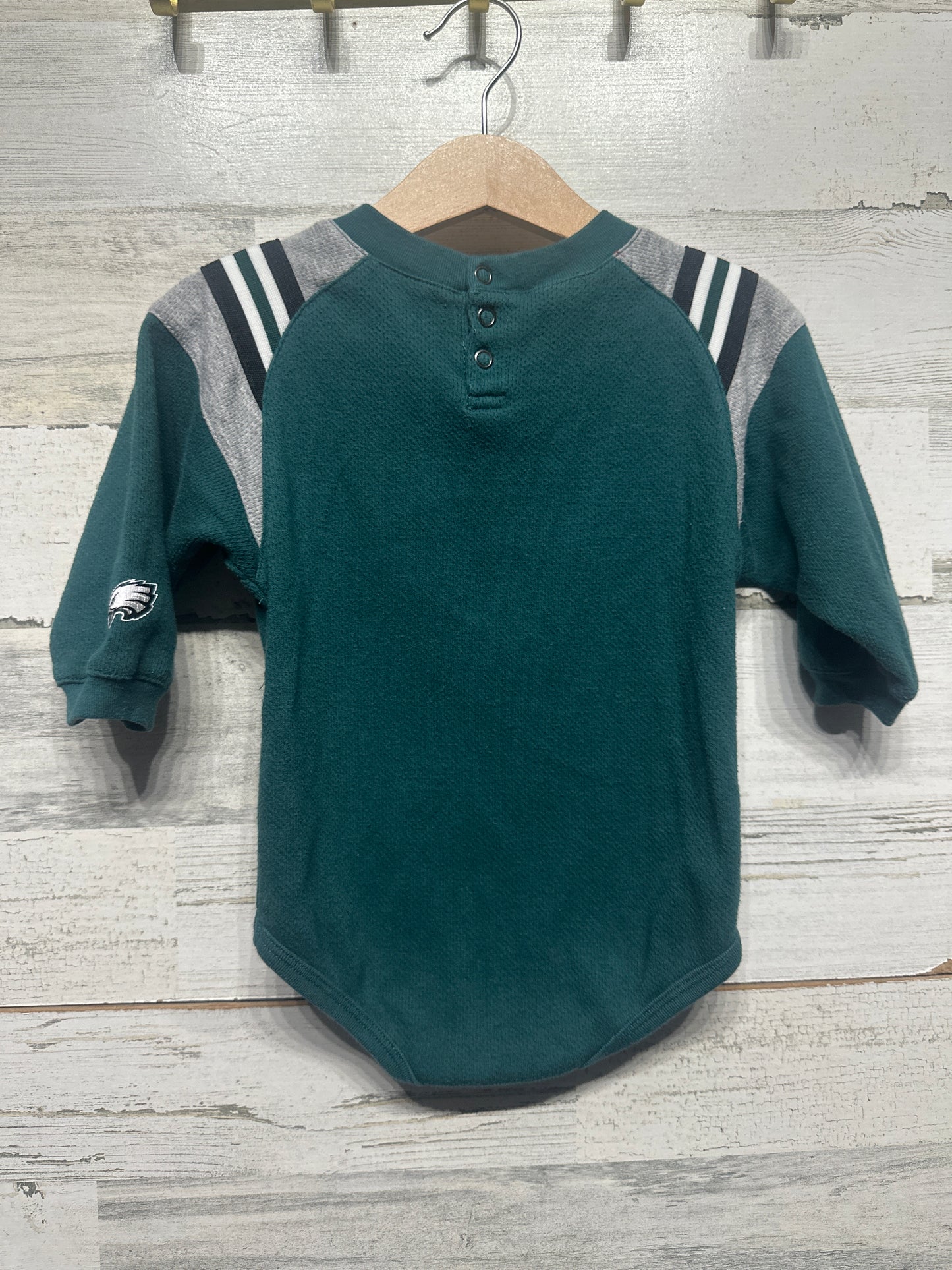 Philadelphia Eagles - NFL Team Apparel Long Sleeve Bodysuit - Boys Size 18m - Good Used Condition