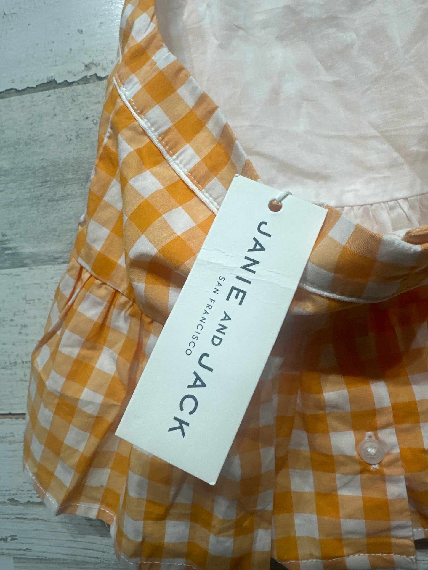 Girls Size 6 Janie and Jack Plaid Halter Top - New With Tags