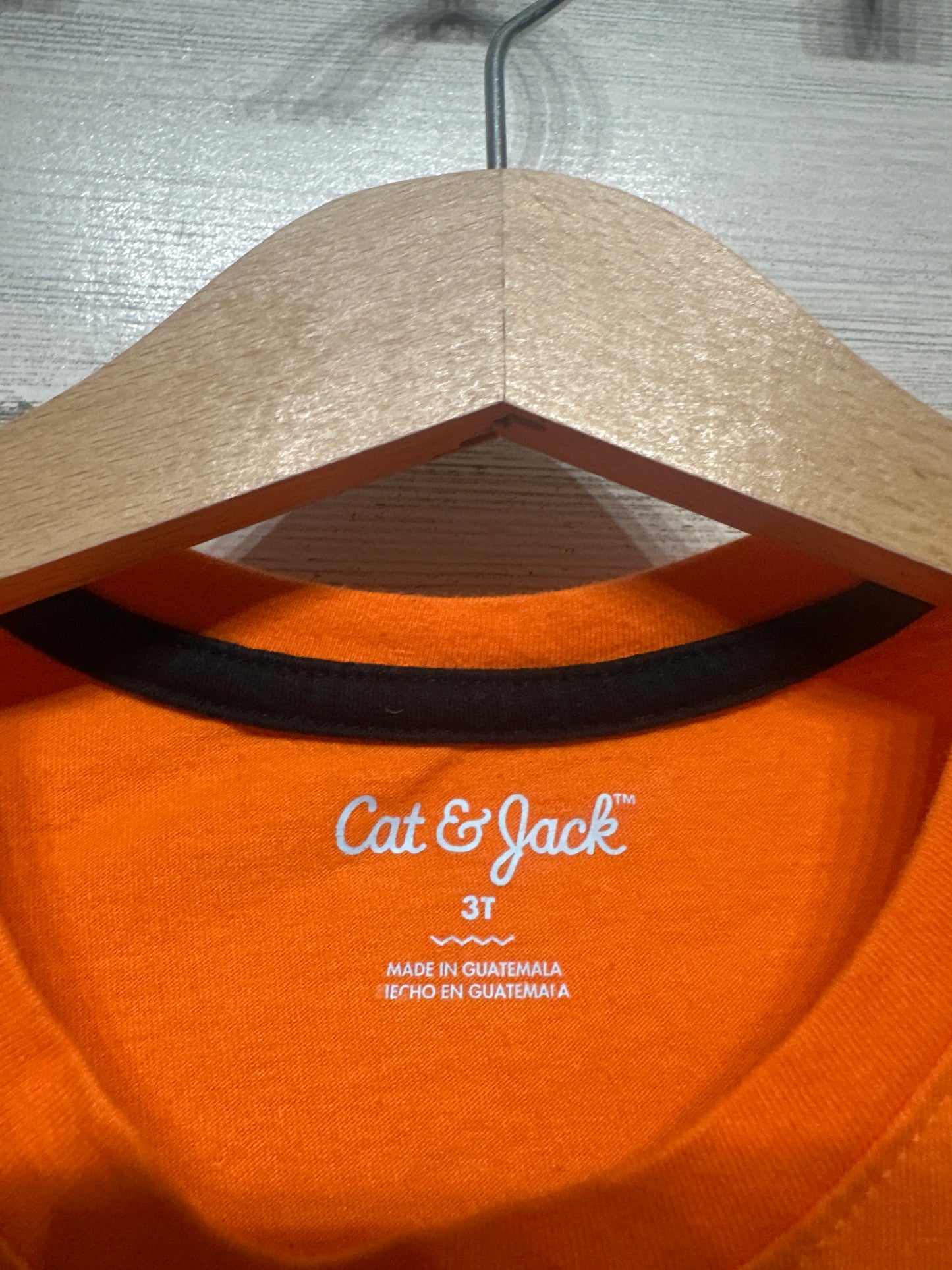 Girls Size 3t Cat and Jack Halloween Boo Shirt - Very Good Used Condition