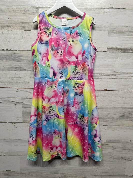 Size Large Rainbow Cat Dress - Very Good Used Condition