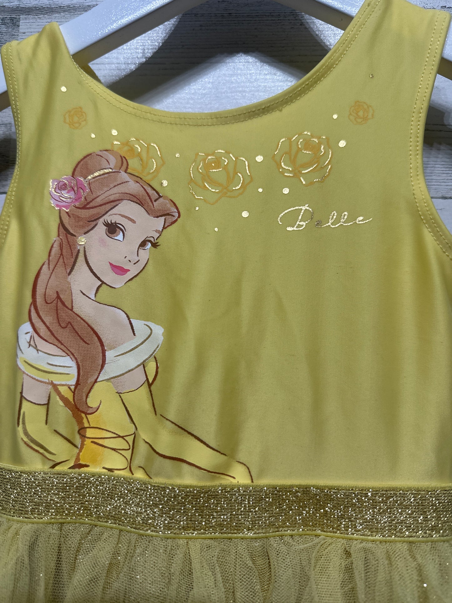 Size 2t Disney Princess Beauty and the Beast Belle Dress - Very Good Used Condition