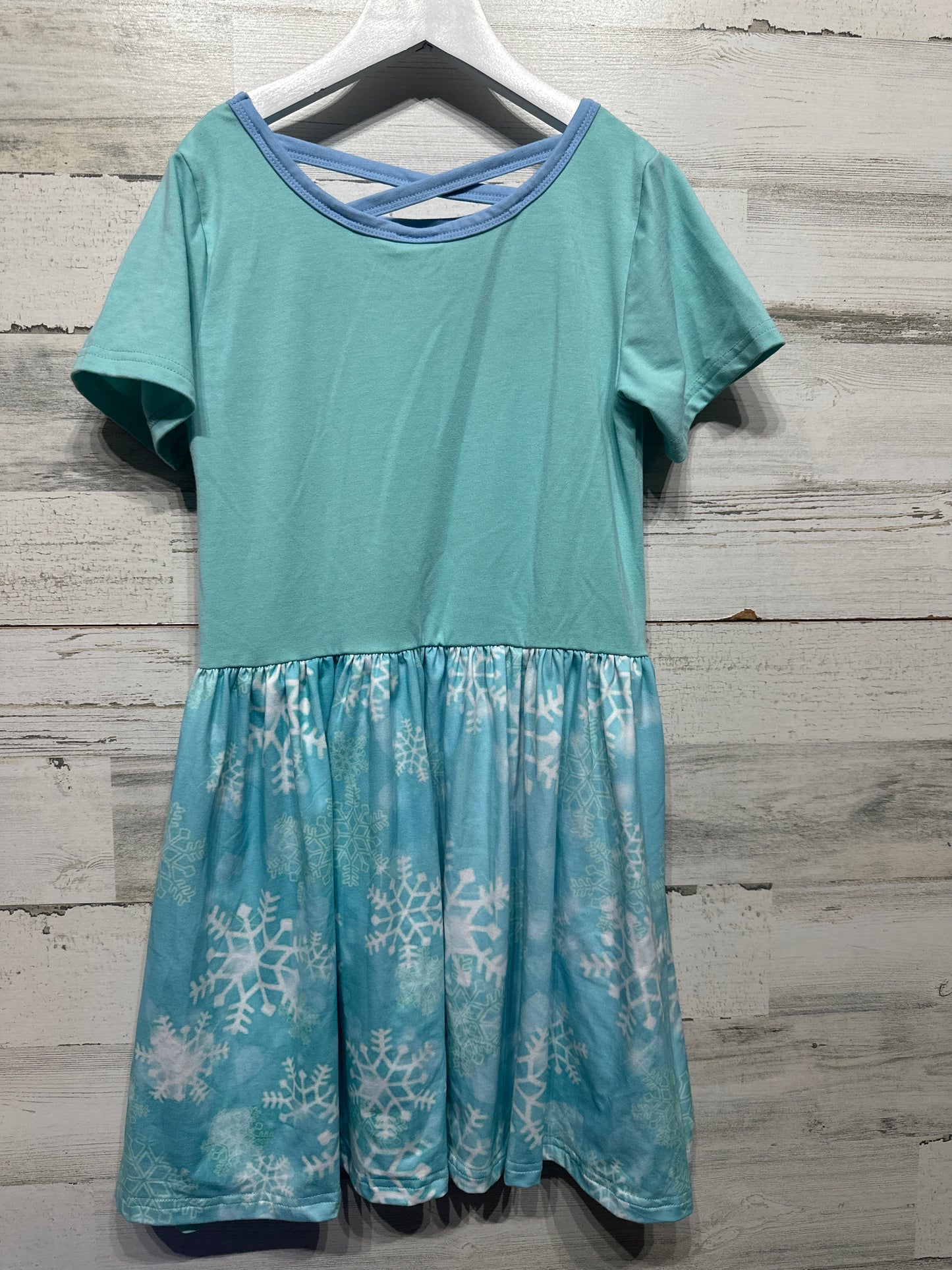 Girls Size 10-12 Frozen Elsa Dress - Good Used Condition