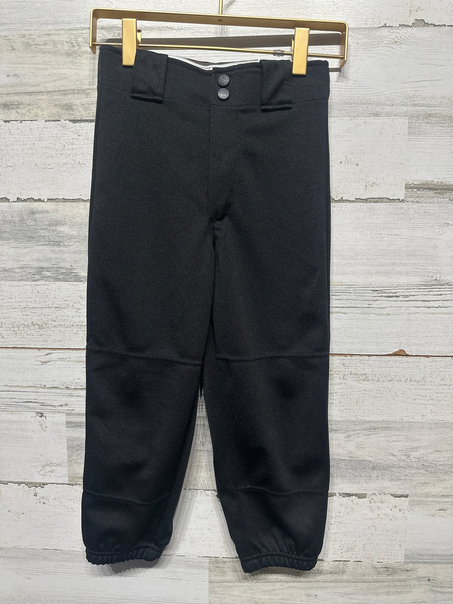 Boys Size Youth Small Rawlings Black Baseball Pants - Very Good Used Condition