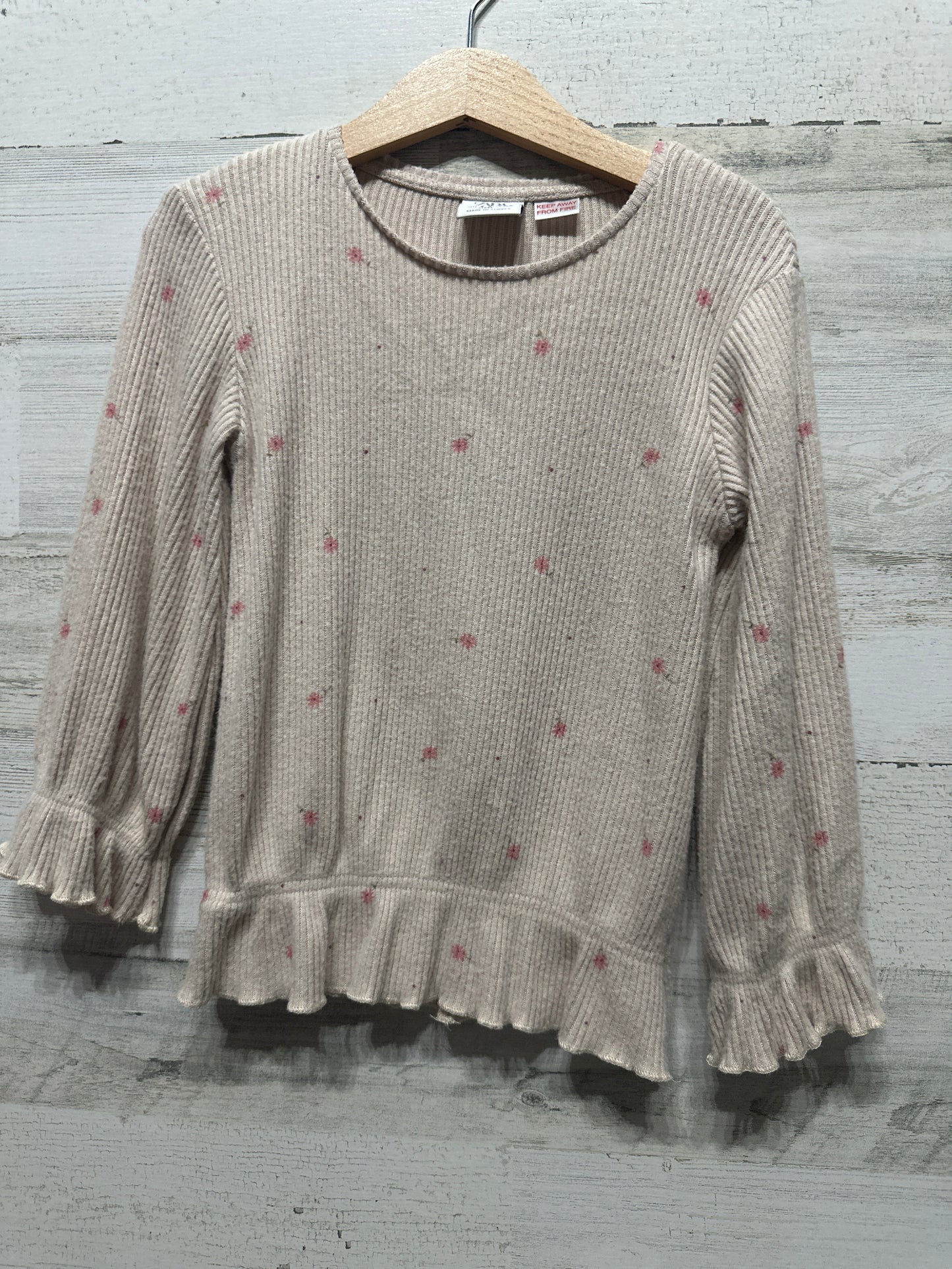 Girls Size 4/5 Zara Floral Shirt - Good Used Condition