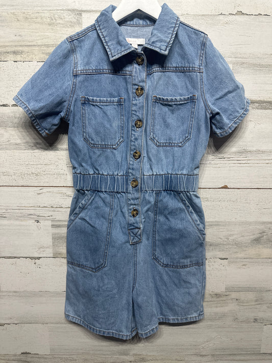 Size Medium GB Girls Denim Romper - Very Good Used Condition