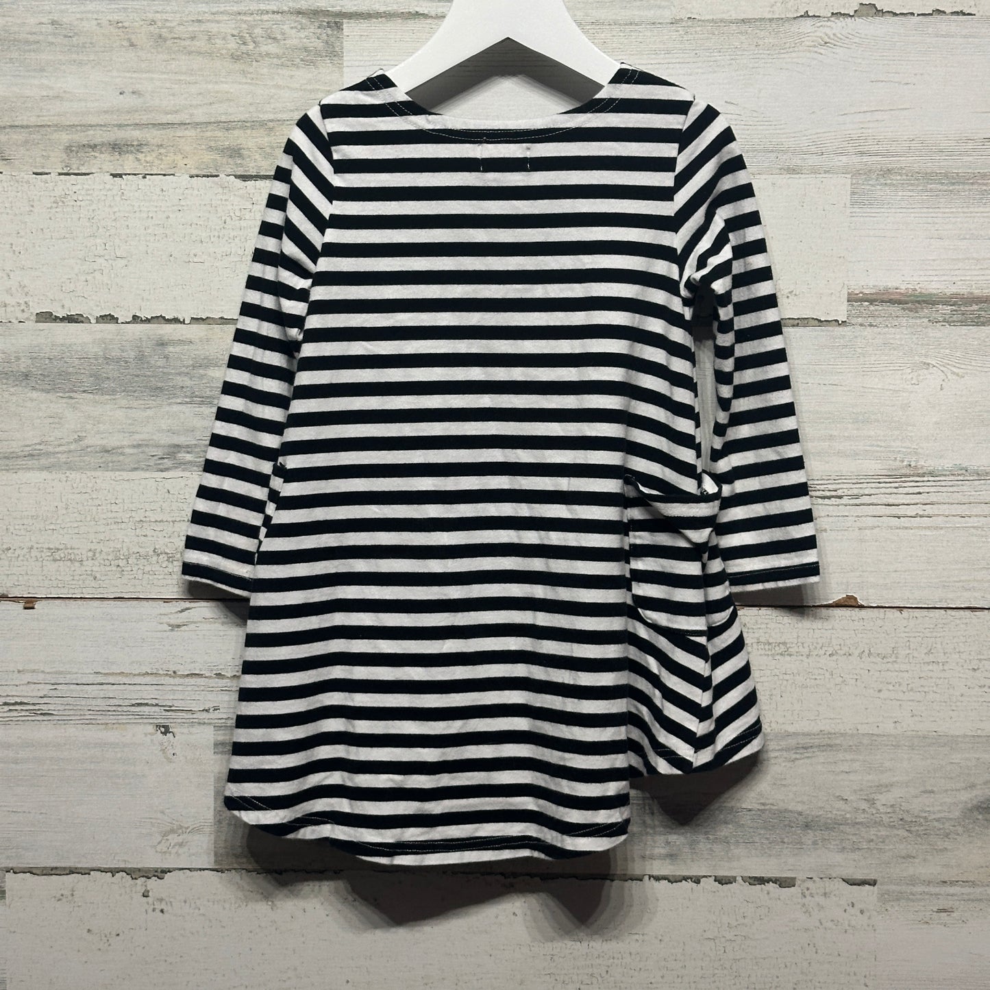 Girls Size 4 Layton & Ella Boutique Black and White Striped - Good Used Condition*
