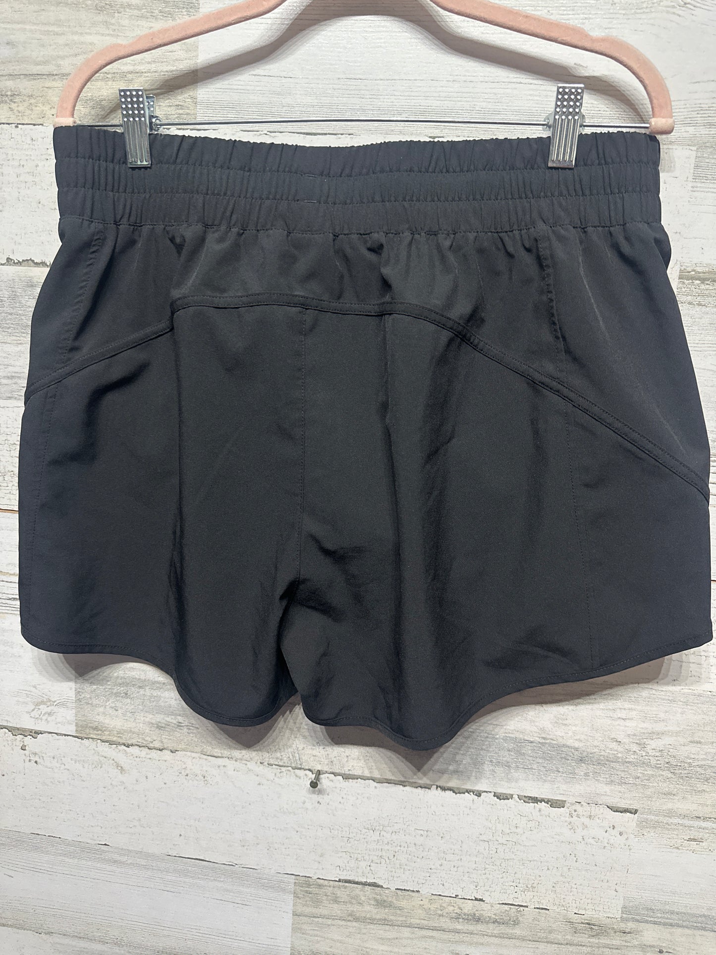 Women's Size XL Black Lined Athletic Shorts - Very Good Used Condition