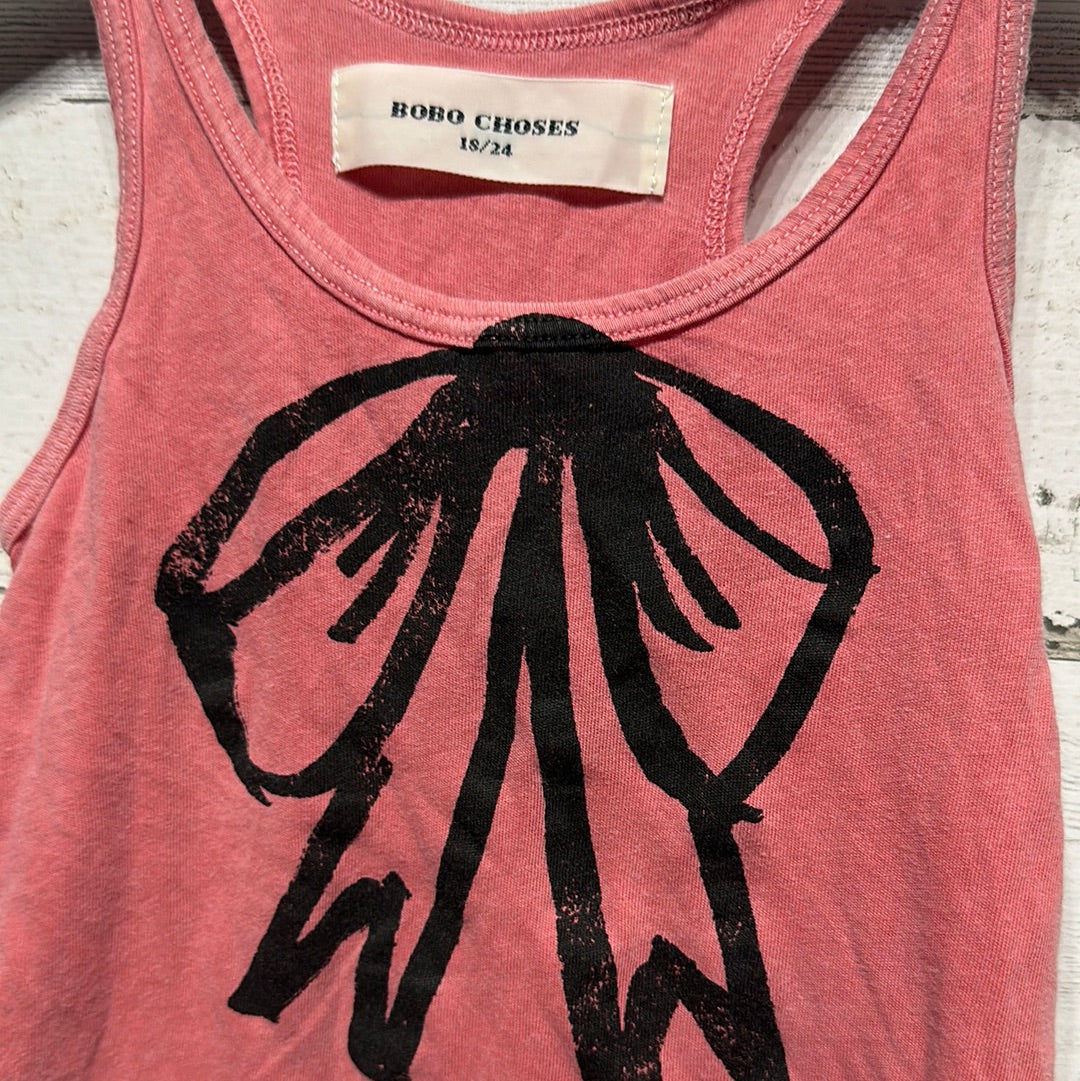 Girls Size 18/24m Bobo Choses Bow Tank Top - Good Used Condition
