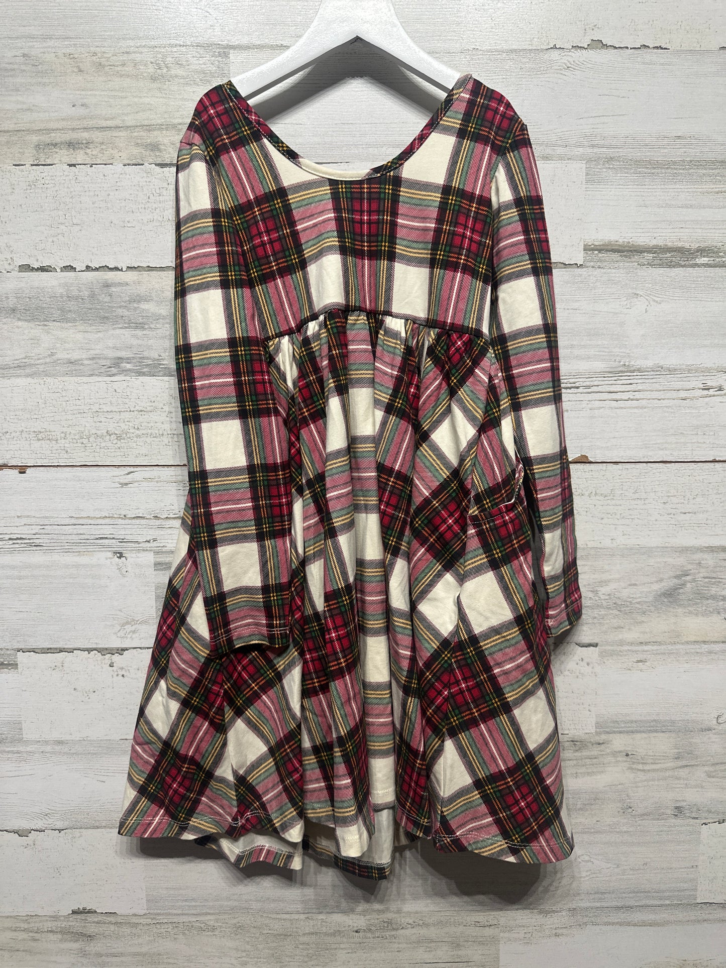 Size 8 Hanna Andersson Plaid Dress - Very Good Used Condition