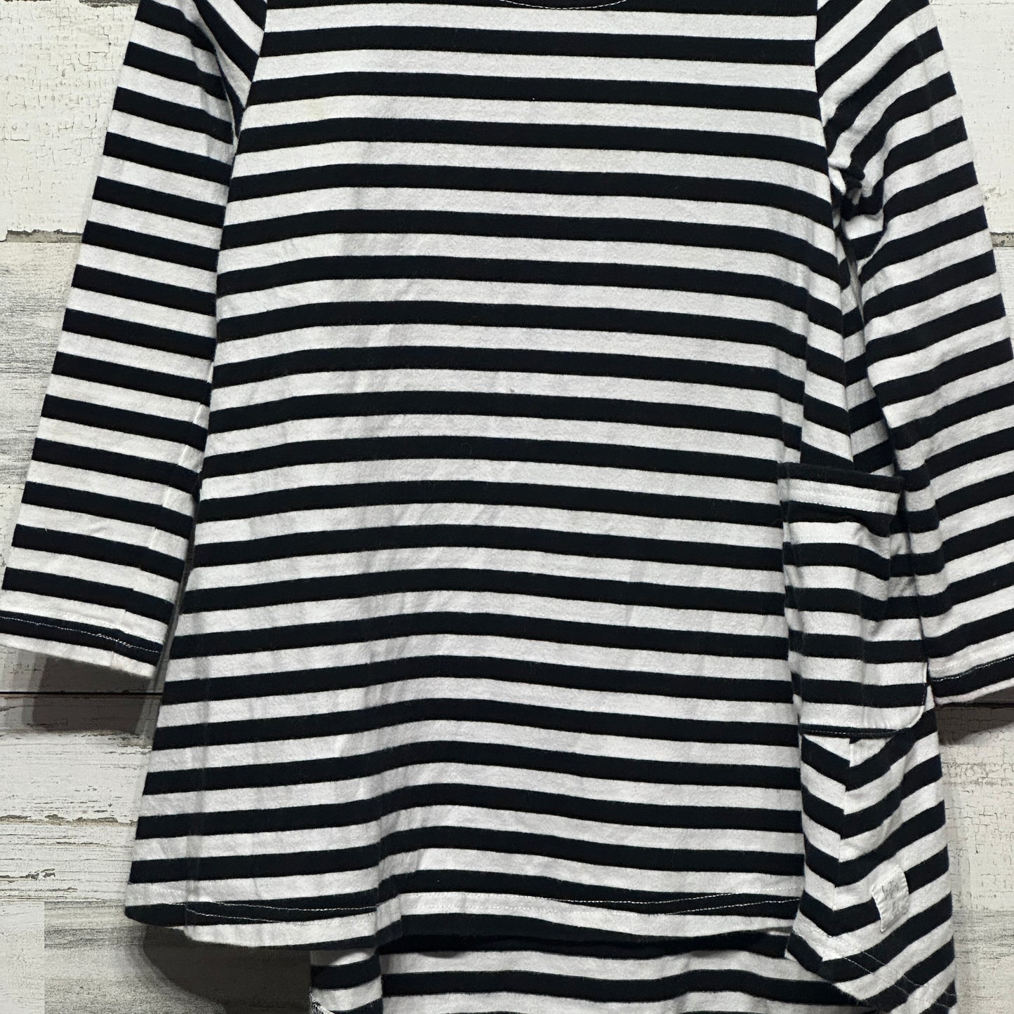 Girls Size 4 Layton & Ella Boutique Black and White Striped - Good Used Condition*