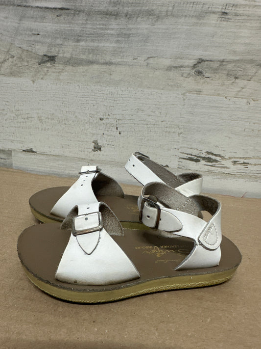 Size 9 Toddler SunSan Surfer White Sandals  - Good Used Condition*