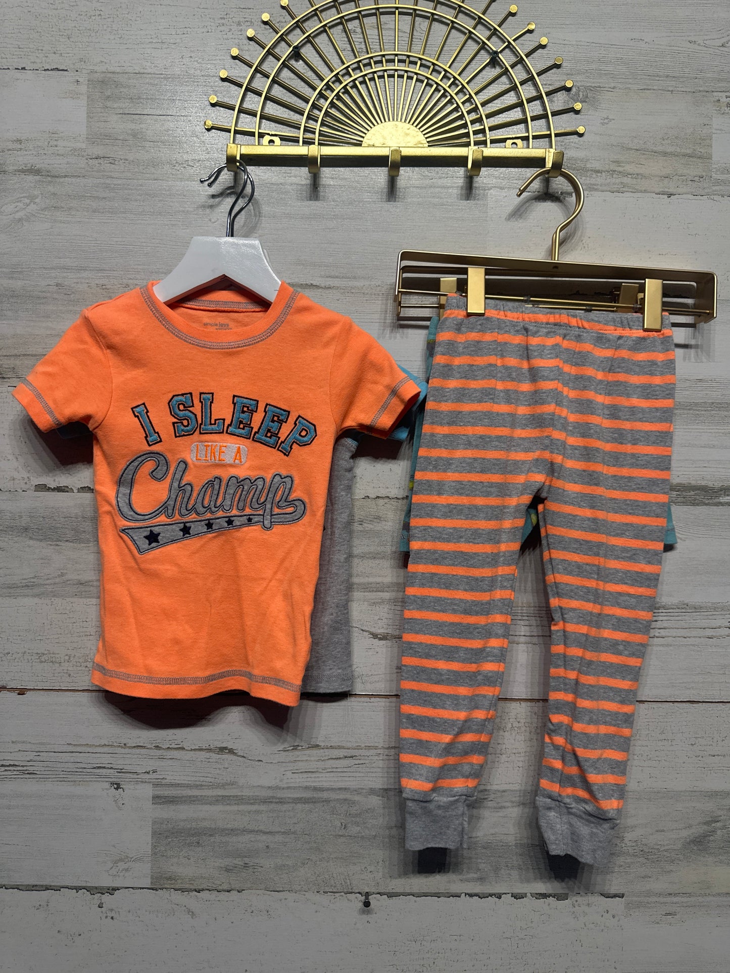 Size 3t Simple Joys Pajama Lot (4 Pieces) - Good Used Condition