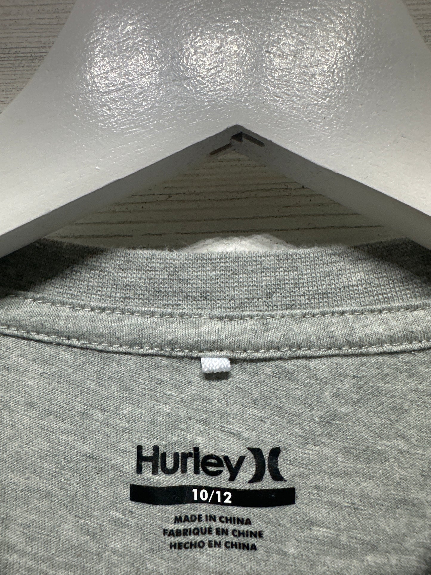 Boys Size 10/12 Hurley T-Shirt - Good Used Condition
