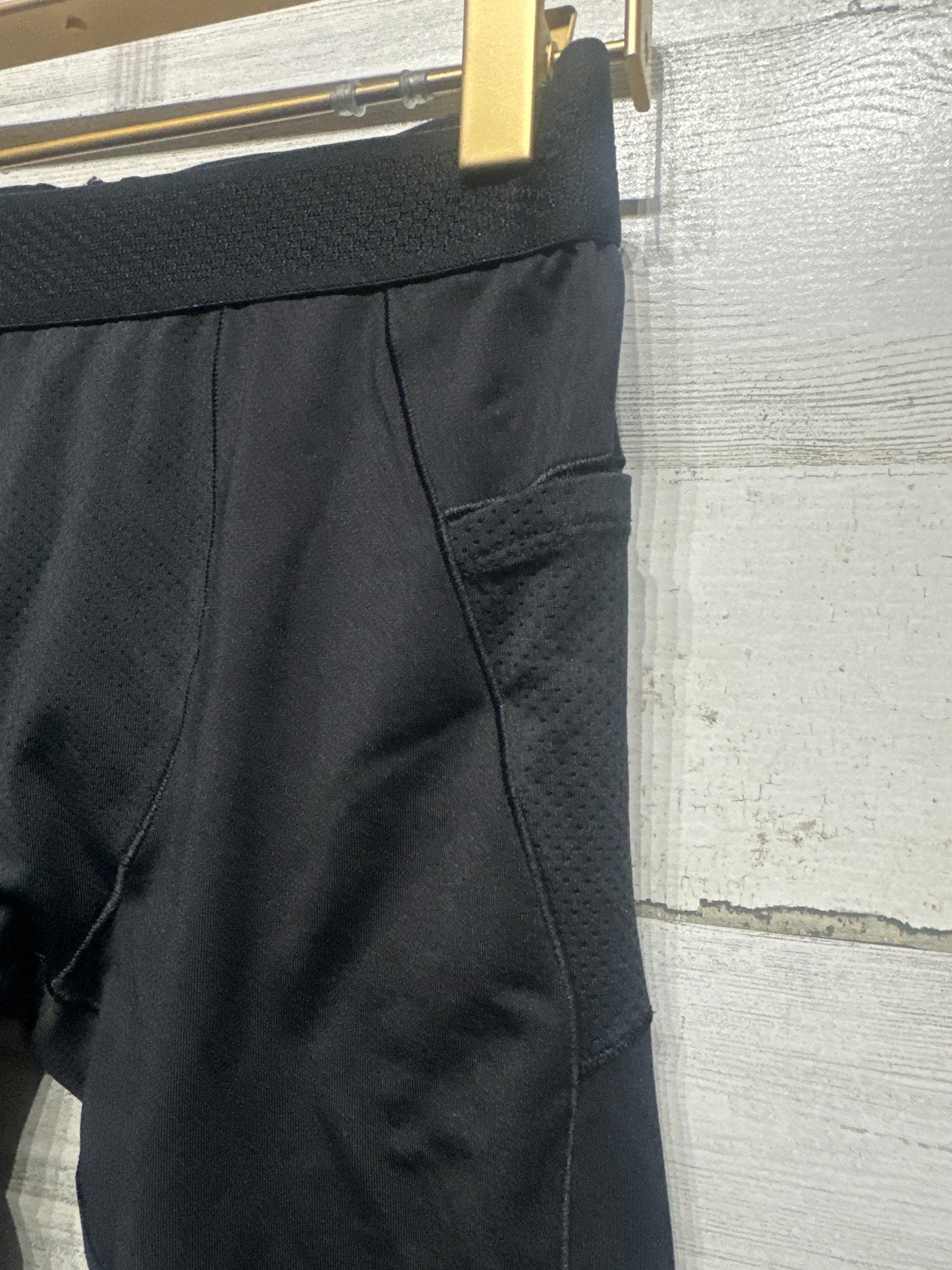 Boys Size 8 Old Navy Active Athletic Fleece Lined Go Dry Leggings With Side Pocket - Good Used Condition