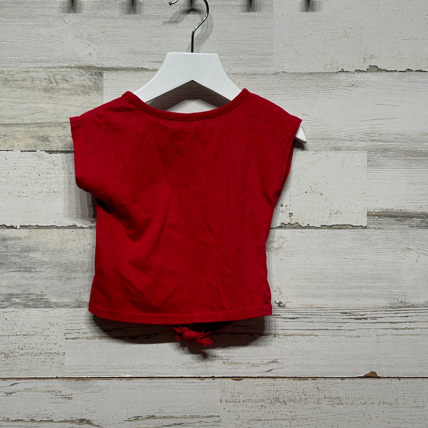 Girls Size 2t Red White and Blue Minnie Shirt - Good Used Condition