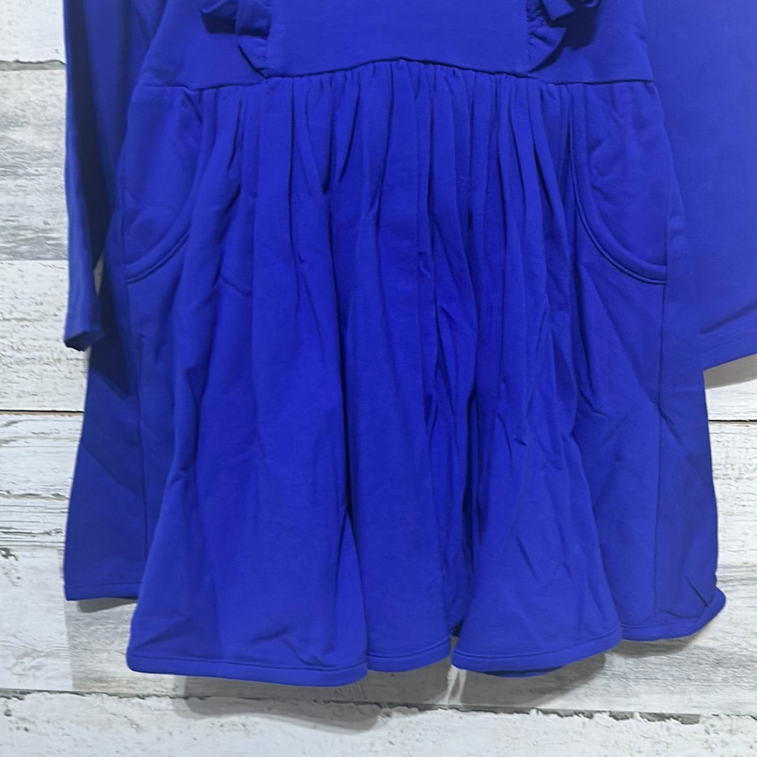 Girls Size 2t Serendipity royal blue ruffle dress - new with tags