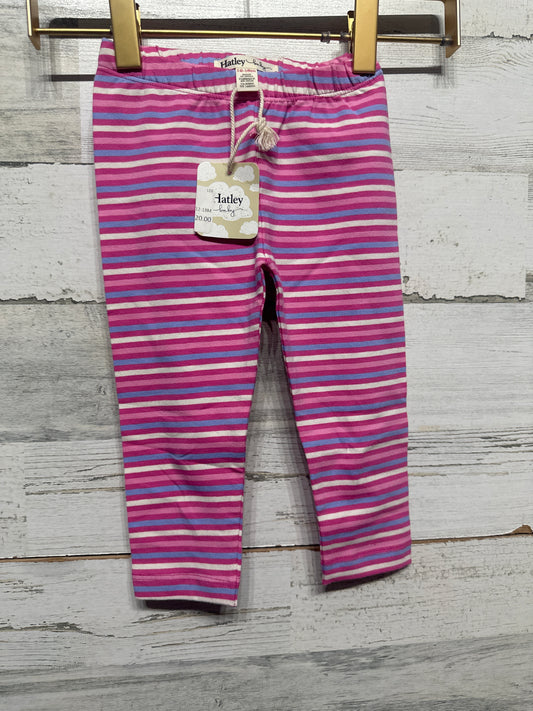 Size 12-18m Hatley Rose Stripe Leggings - New With Tags