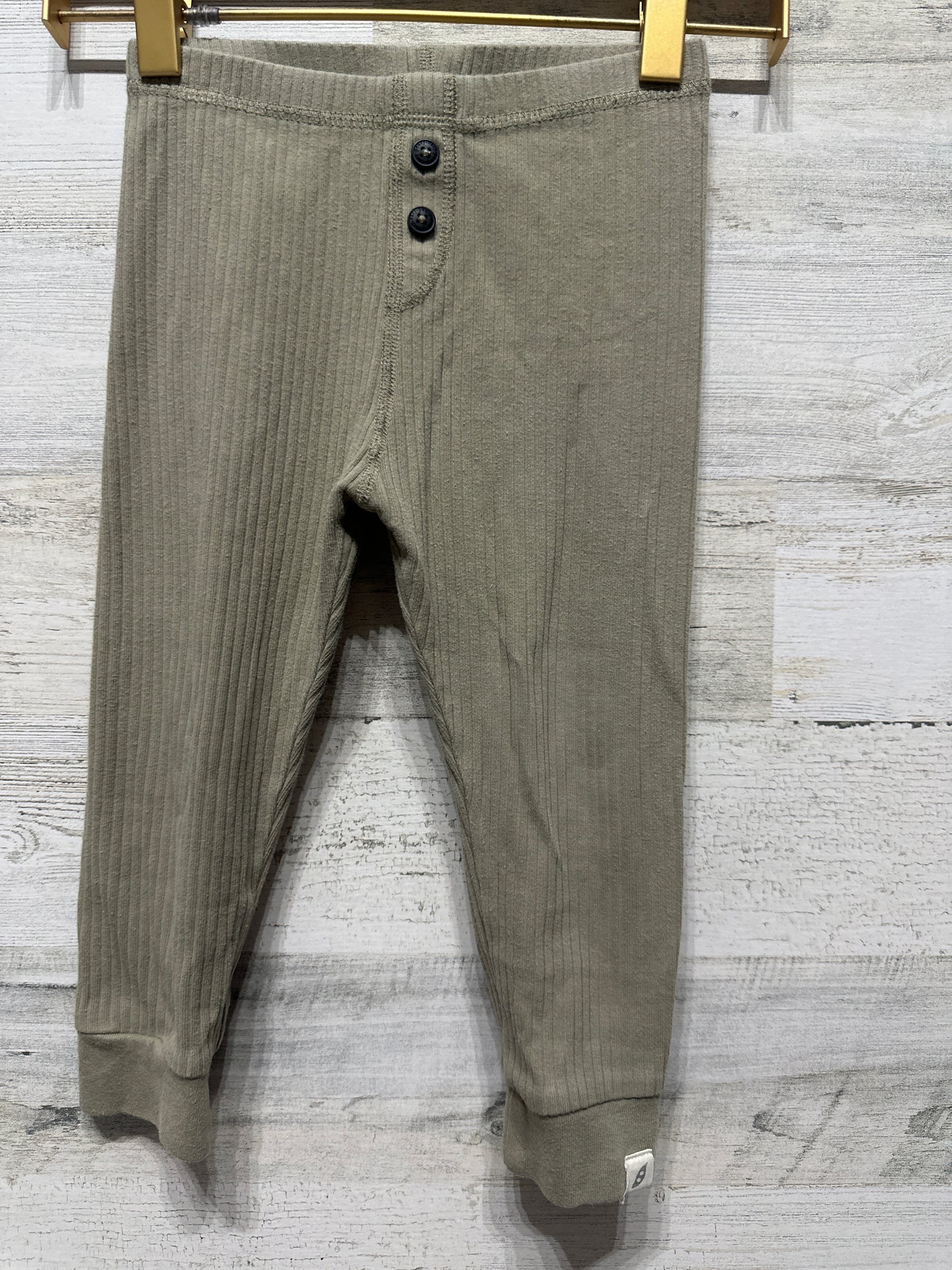 Boys Size 24m Easy Peasy Organic Cotton Blend Ribbed Pants - Good Used Condition