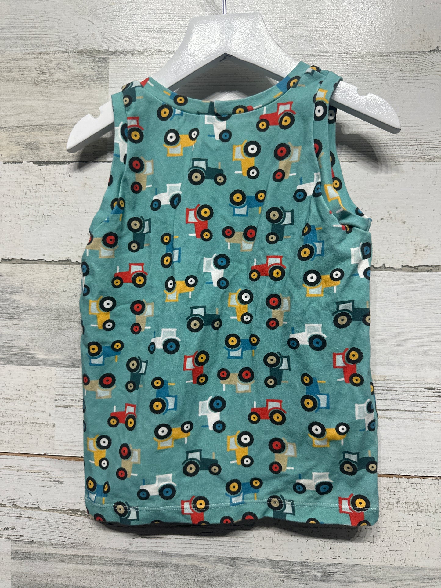 Boys Size 3t Sweet Village Market Handmade Tractor Shirt - Good Used Condition