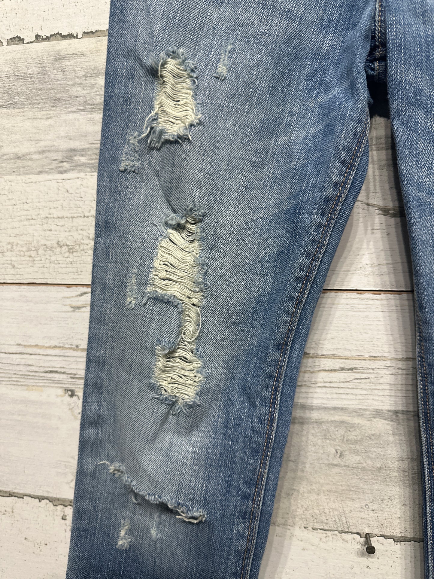 Girls Size 10 Abercrombie Distressed Jeans - Good Used Condition