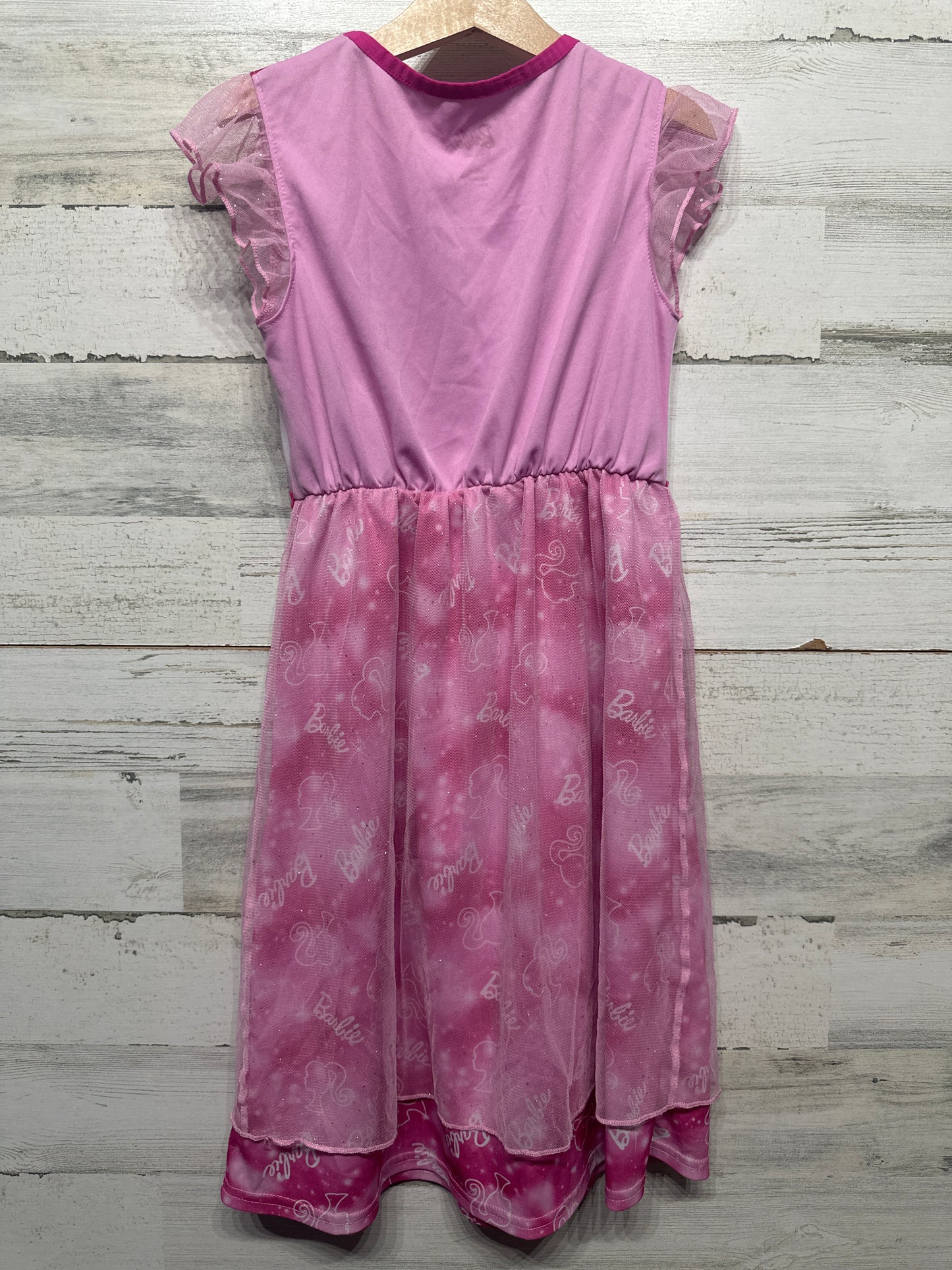 Girls Size 7/8 Barbie Nightgown - Very Good Used Condition