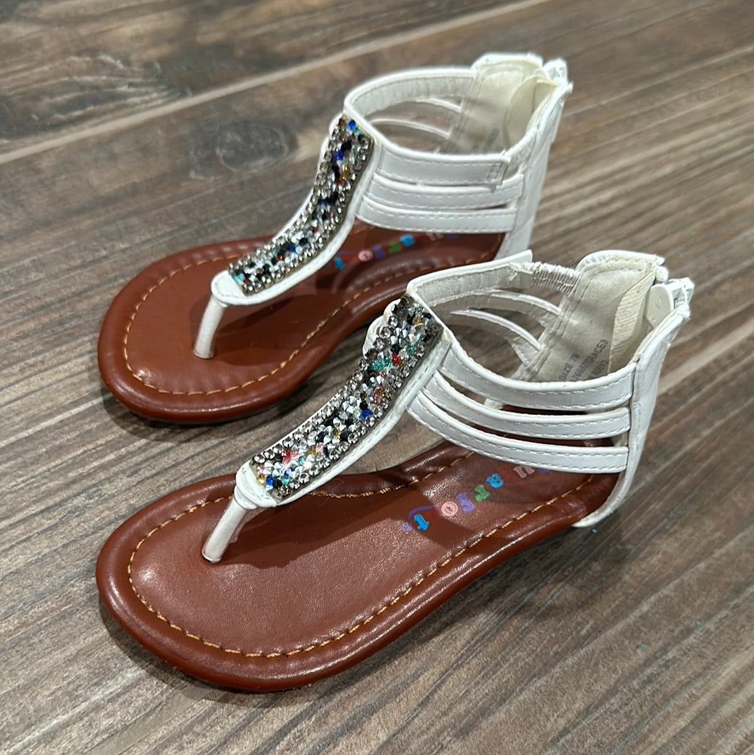 Girls Size 7 (toddler) Sugarfoot Sandals - Very Good Used Condition