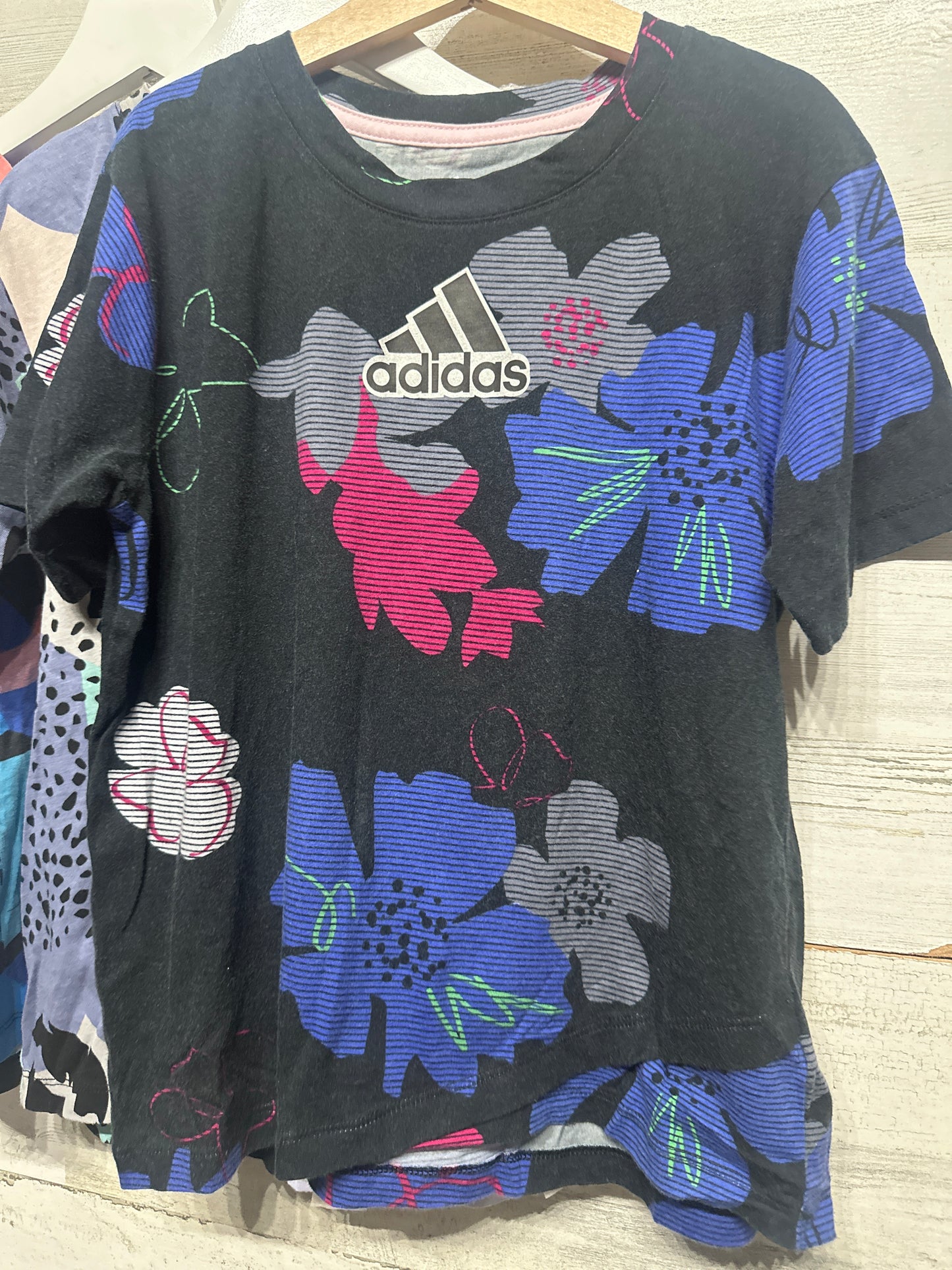 Size 10/12 Adidas Boxy Tee Lot (4 Pieces) - Good Used Condition