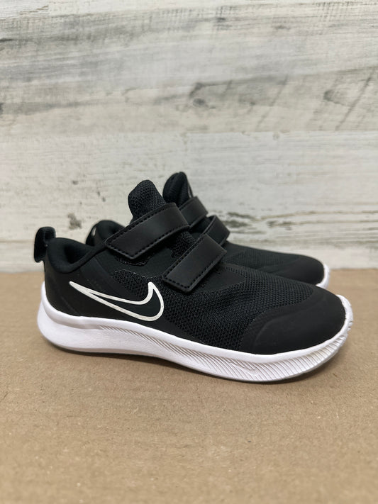 Size 10 (Toddler) Nike Black StarRunner Shoes - Very Good Used Condition