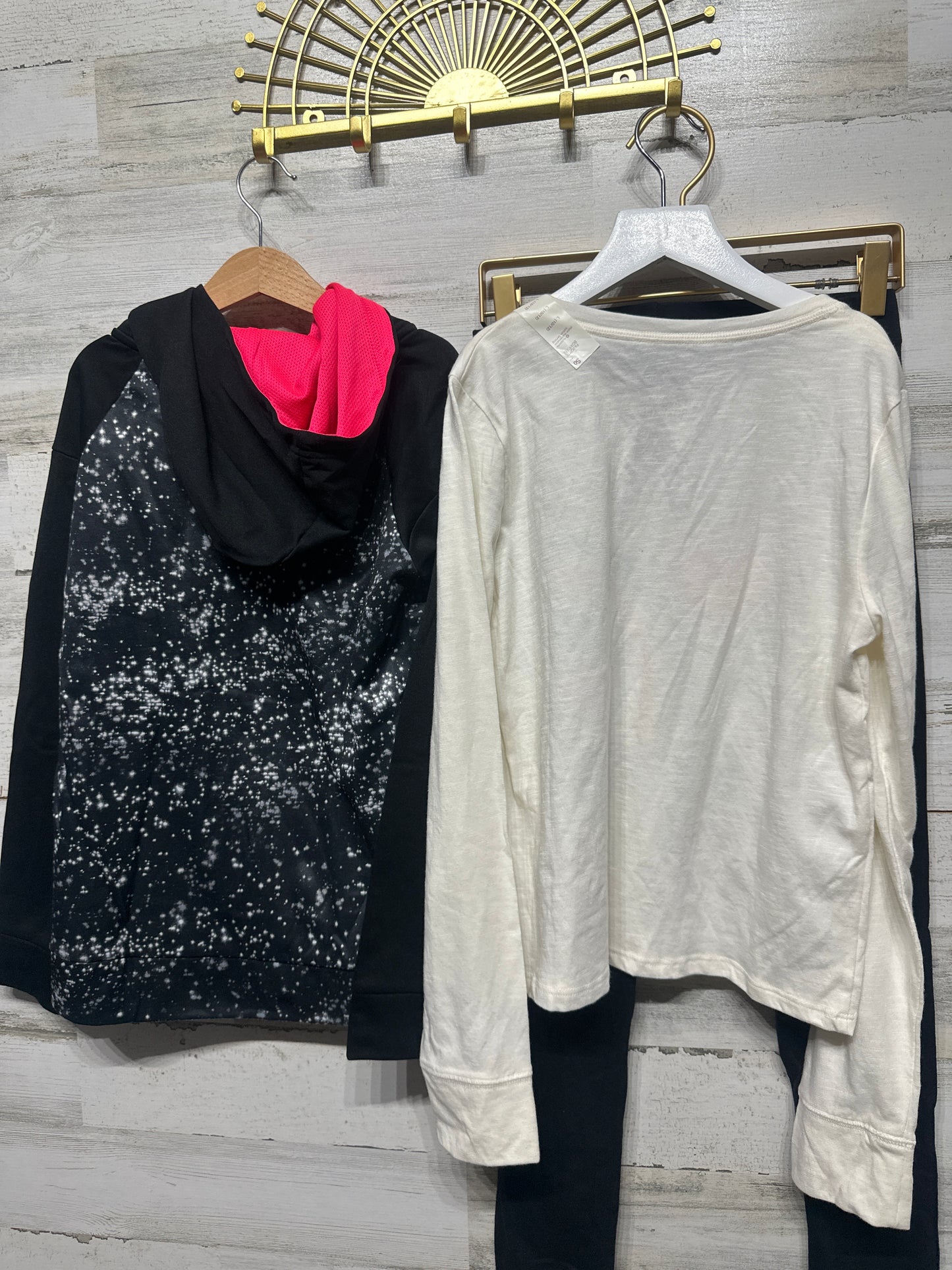 Size 10/12 Clothing Lot / Jacket/Long Sleeve Shirt/Leggings - Very Good Used Condition/NWT