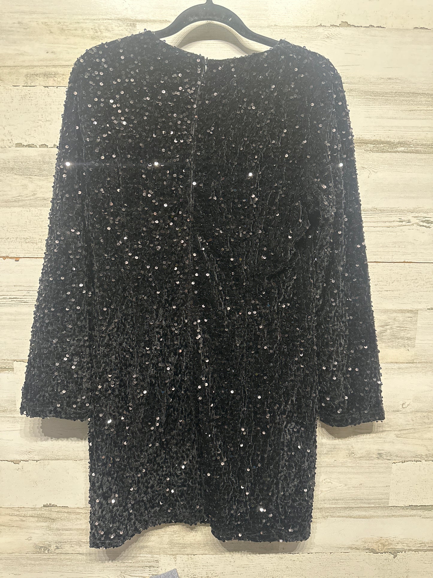 Women’s Large Jess Lea Black Sequin Dress - Good Used Condition