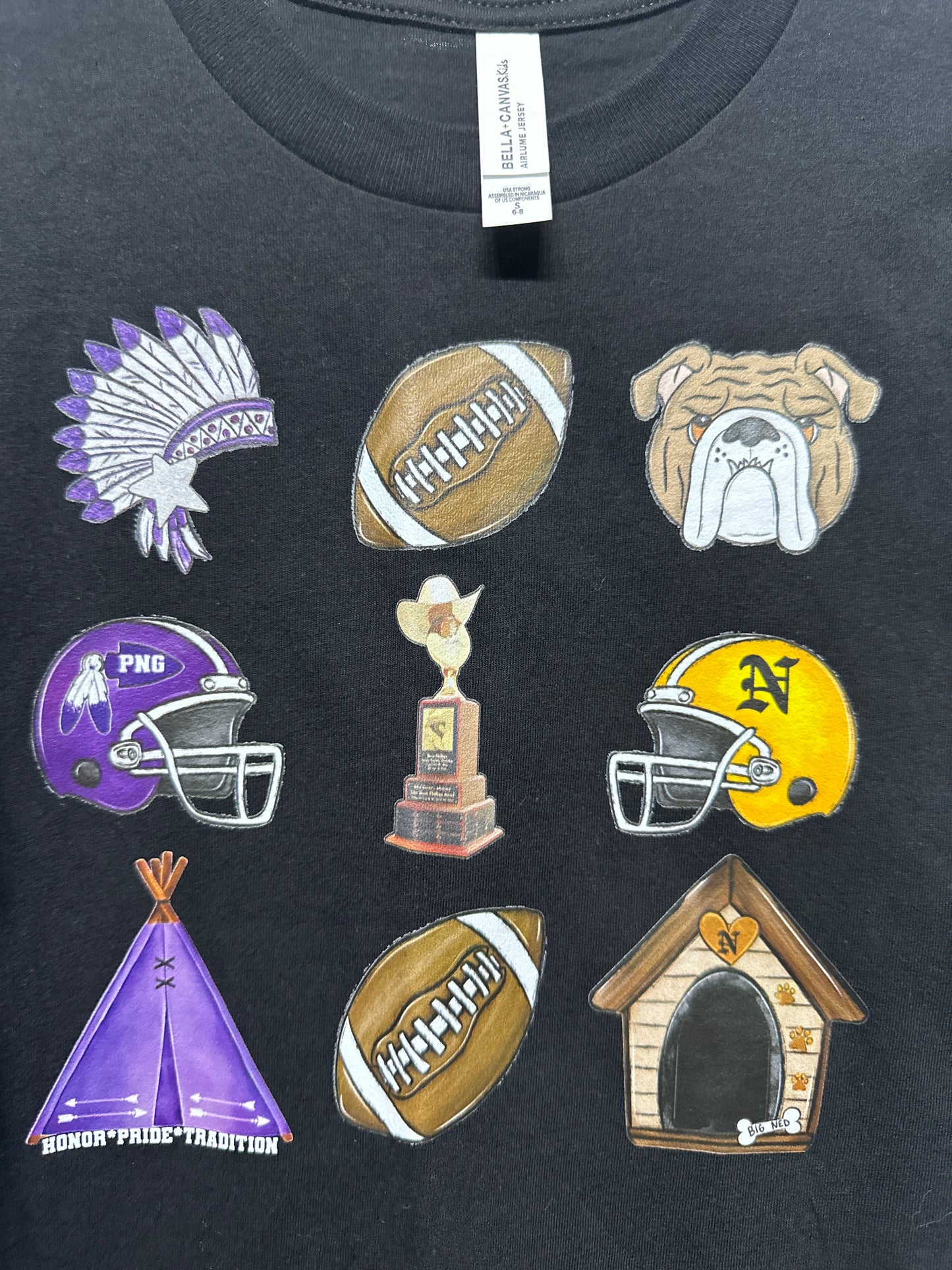 Mid County Madness Shirt Size 6-8 VGUC