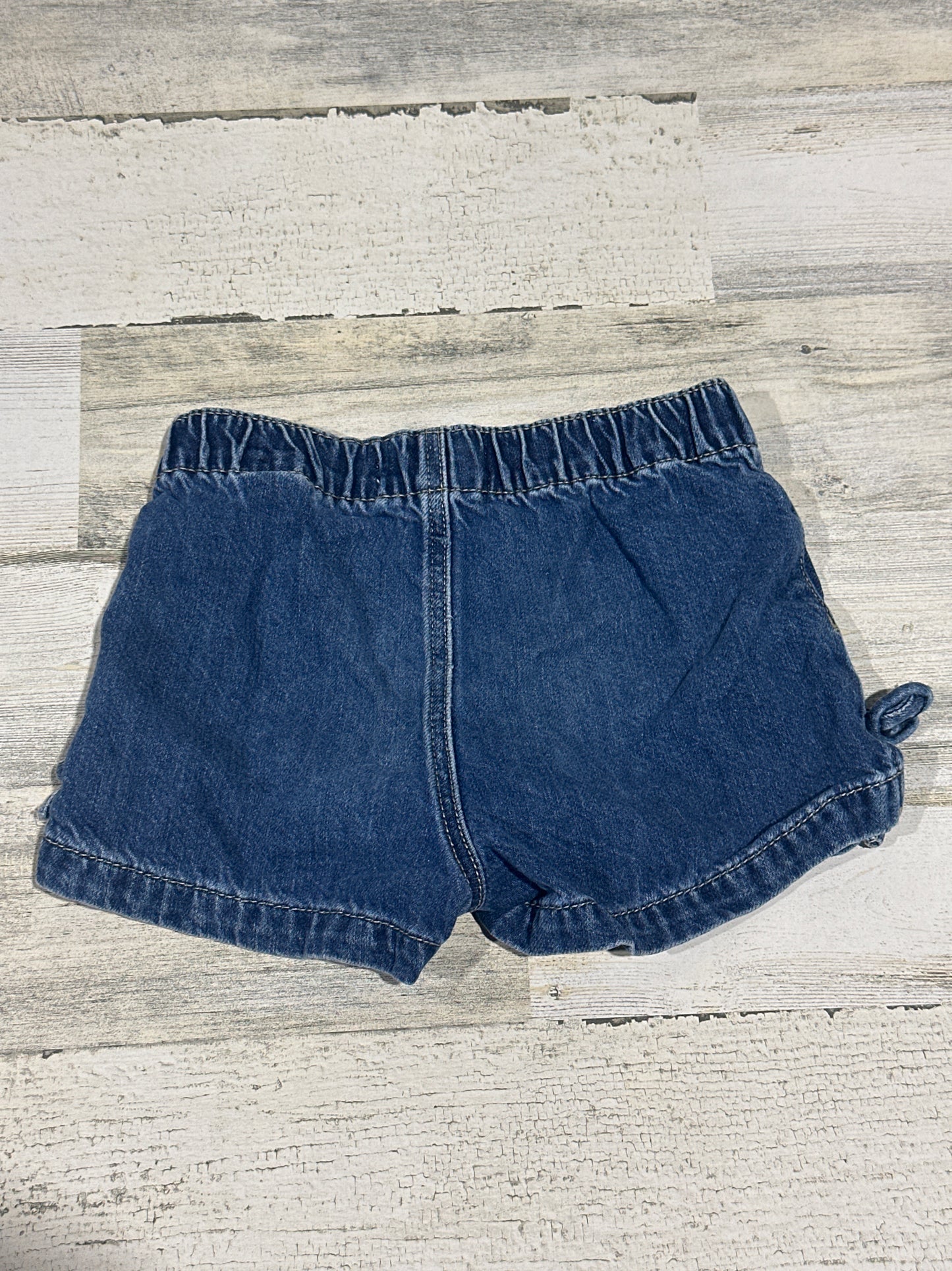 Zara Denim Pull On Shorts - Girls Size 5 (110 cm) - Very Good Used Condition