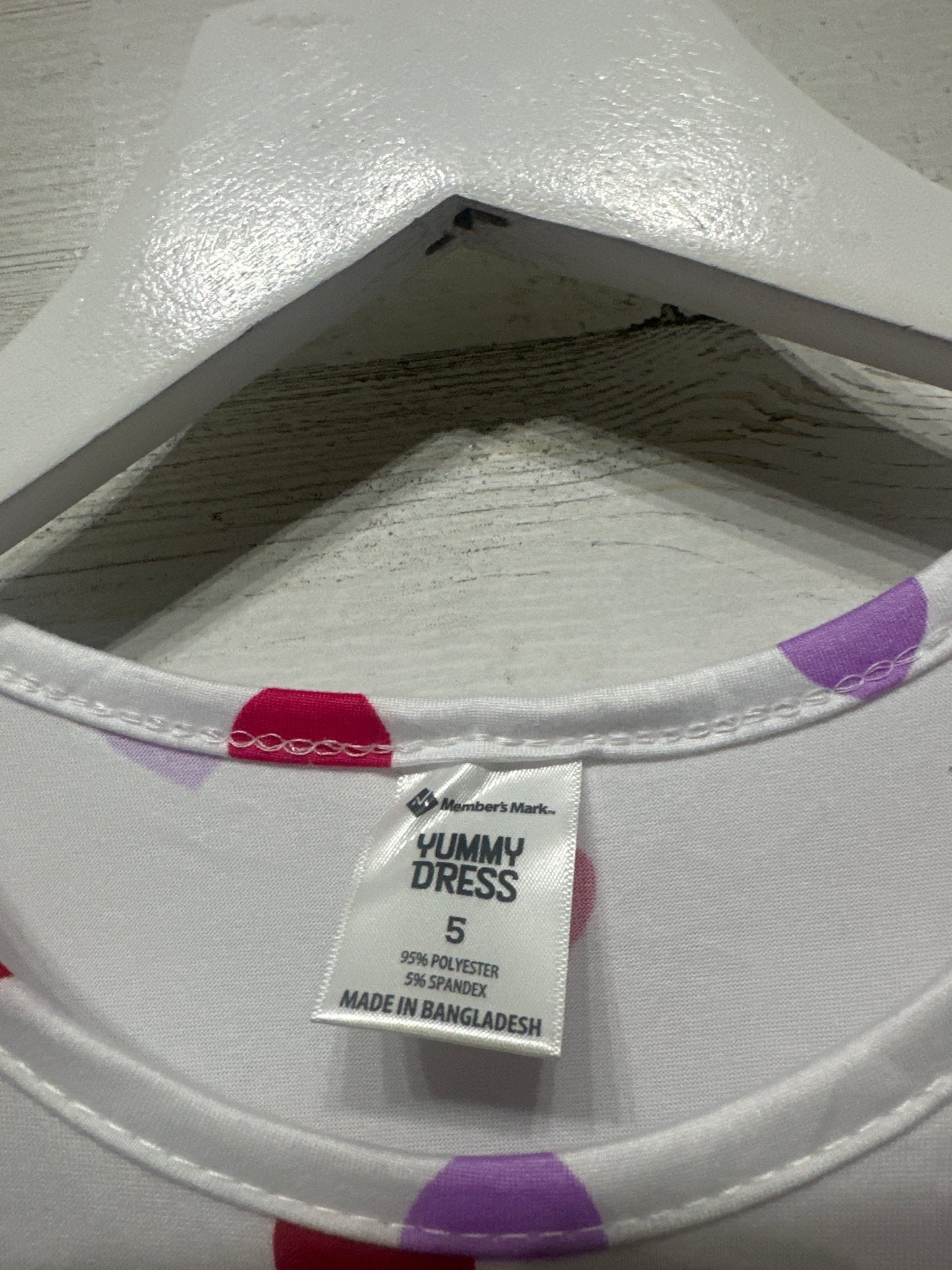 Girls Preowned Size 5 Member’s Mark Dress Lot (2 pieces) - Play Condition**