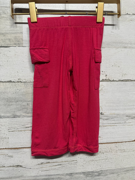 Size 12-18m Kickee Pants Bamboo Cargo Pants - Flag Red - New With Tags