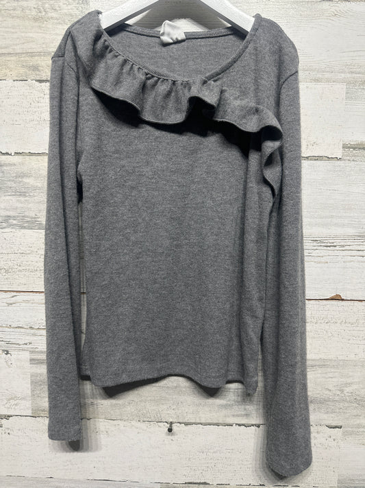 Size 11-12 (152cm) Zara Grey Soft Long Sleeve Shirt - Good Used Condition