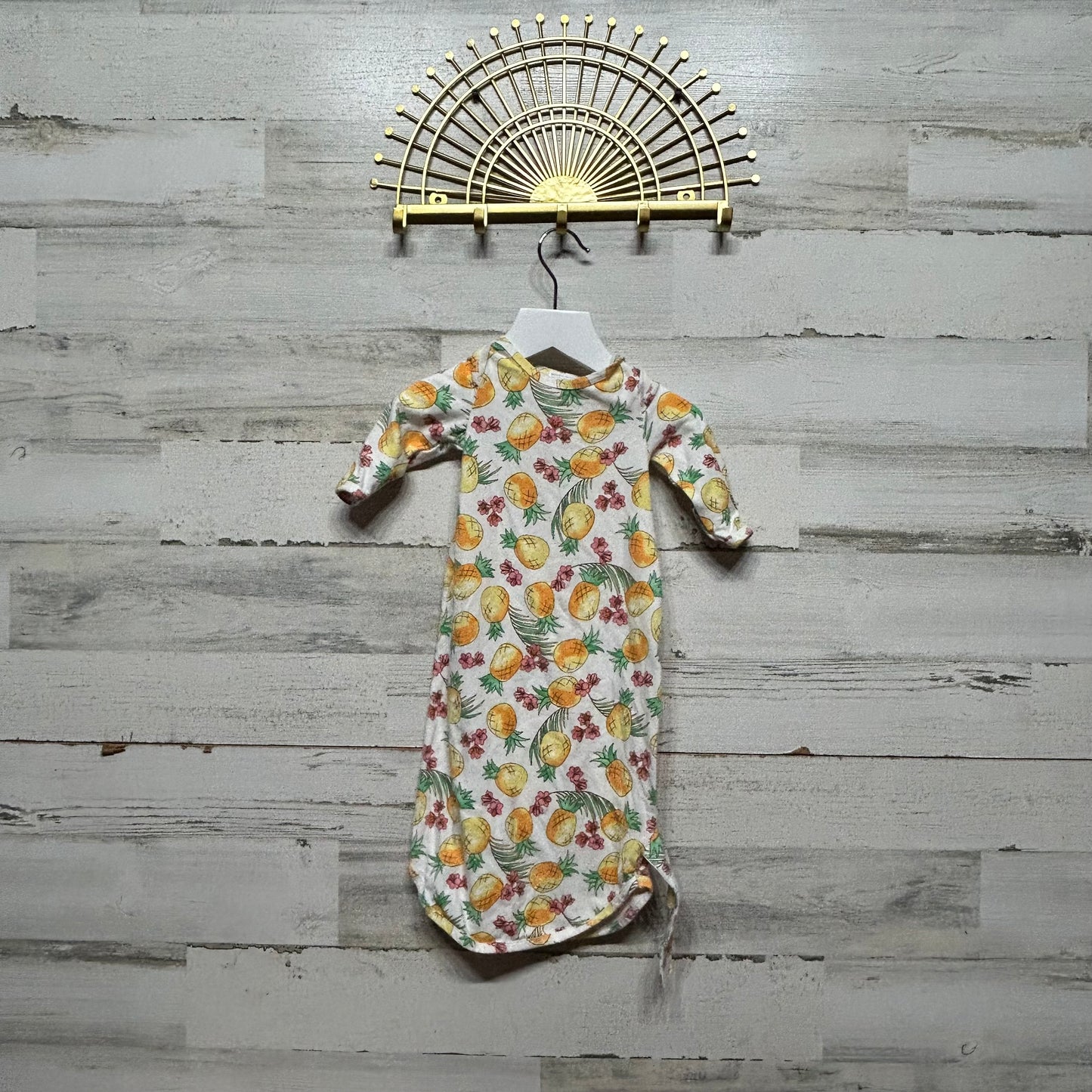 Girls Size Newborn Kidding Around Pineapple Gown - Good Used Condition