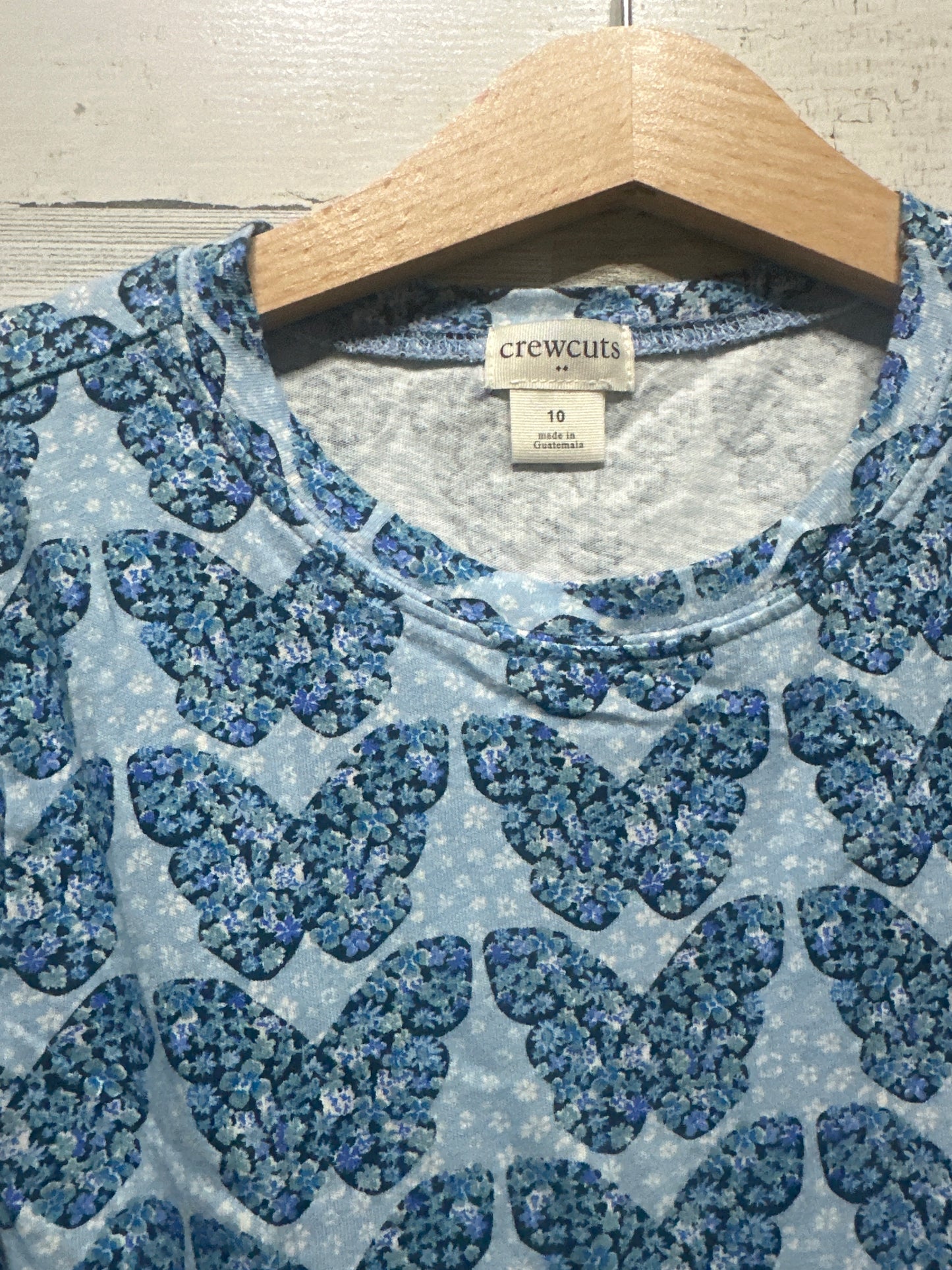 Girls Size 10 Crewcuts Butterfly Dress - Very Good Used Condition