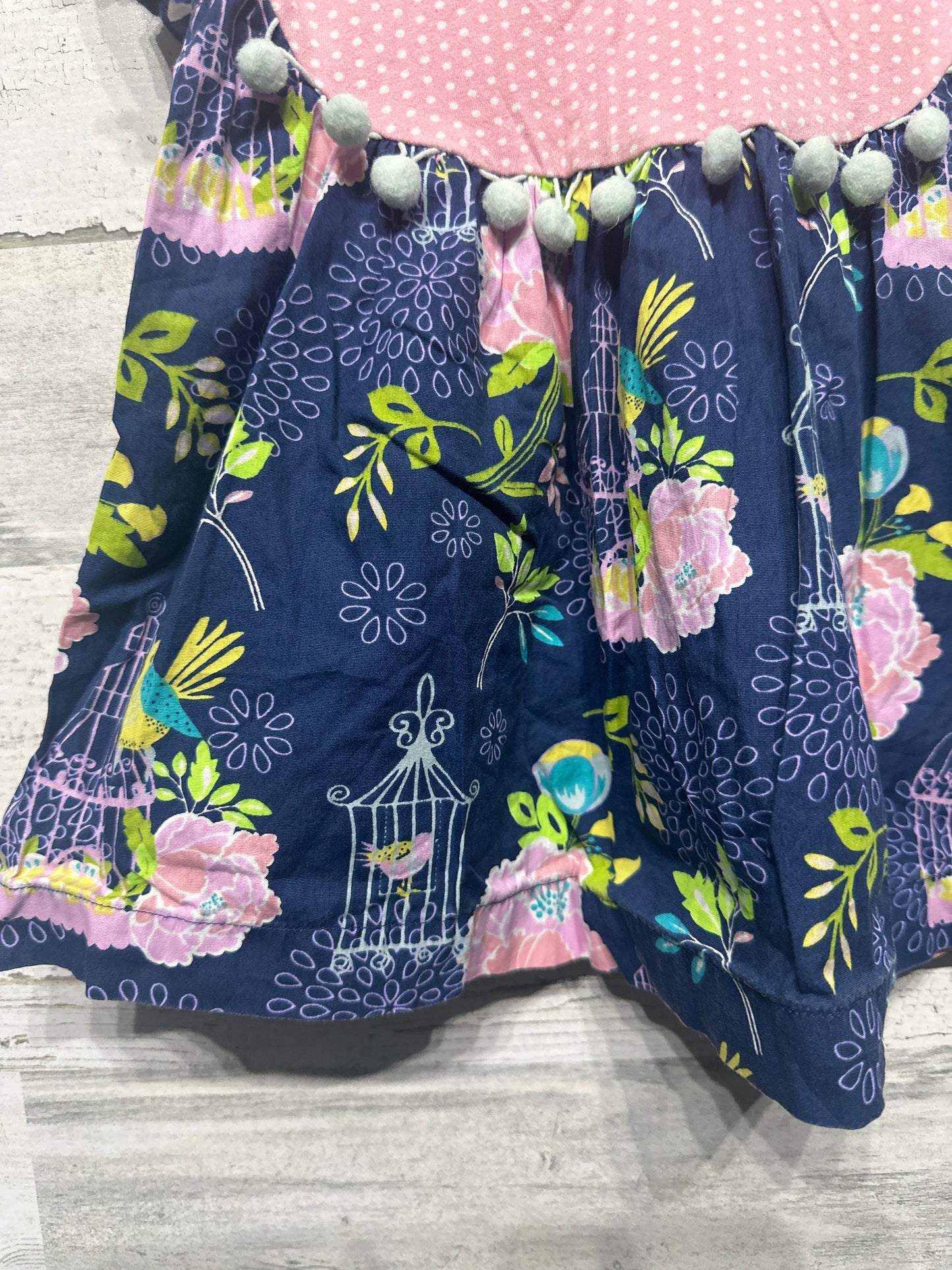 Girls Size 3t Mustard Pie Bird Tunic- Good Used Condition