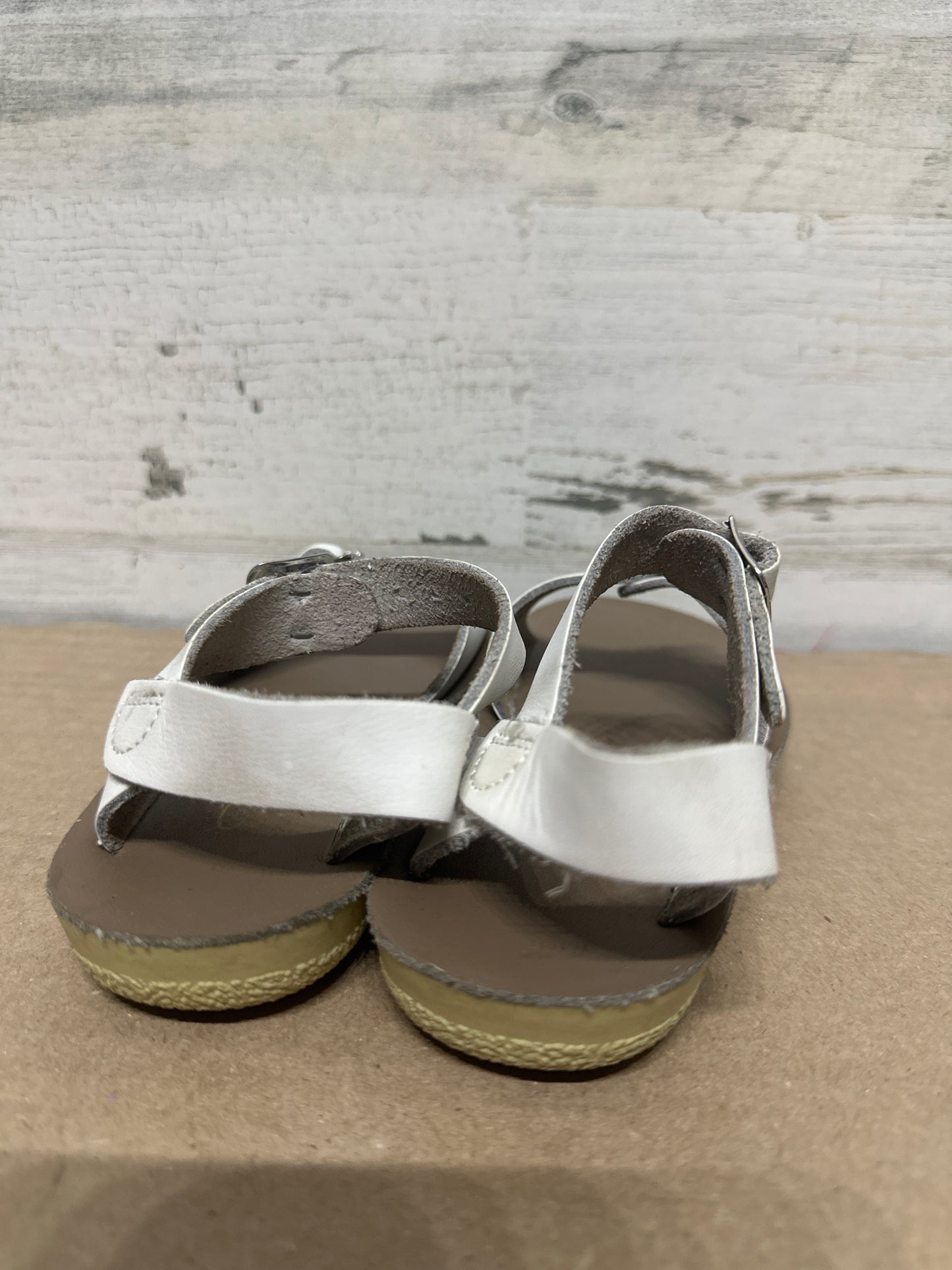 Size 9 Toddler SunSan Surfer White Sandals - Good Used Condition*